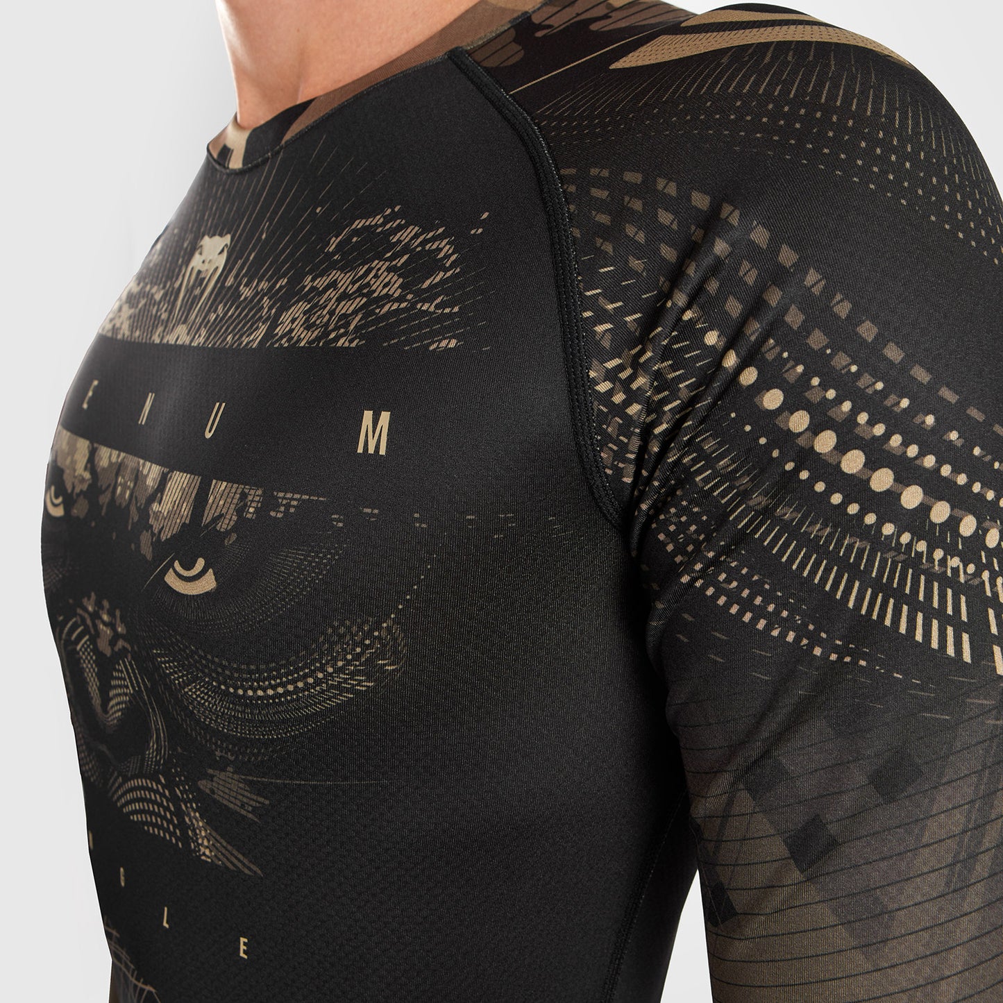 Venum Gorilla Jungle Rashguard Langarm - Schwarz/Sand
