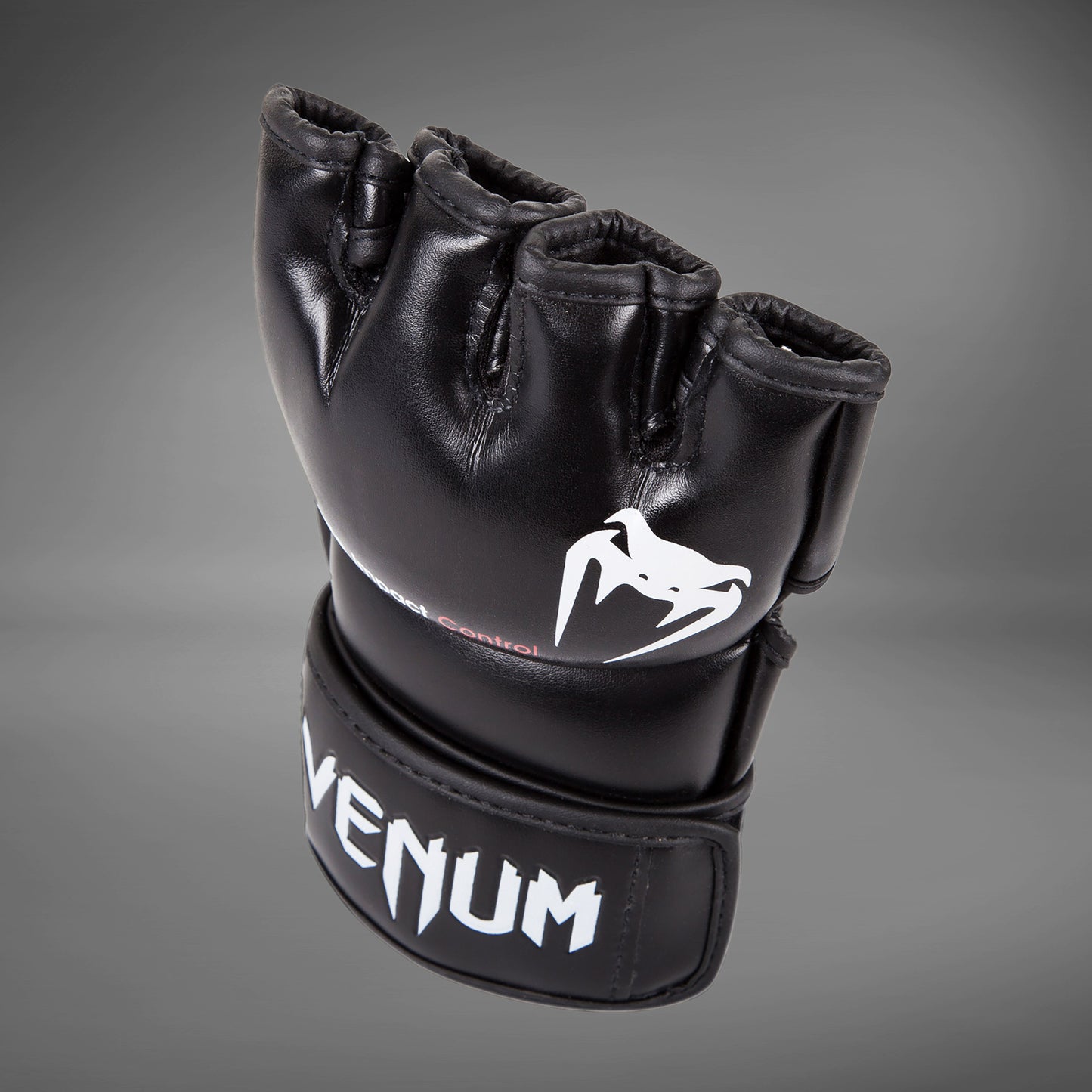 Venum Impact MMA Handschuhe - Skintex-Leder - Schwarz