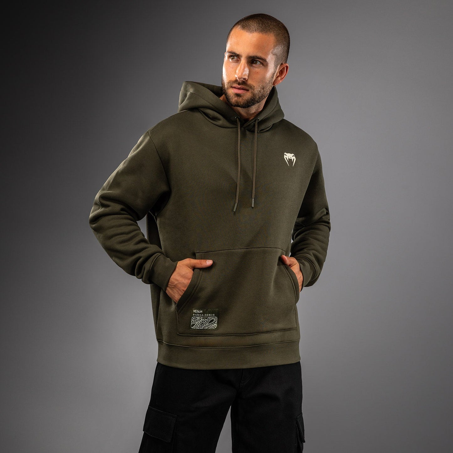 Venum Serpenti Hoodie – Khaki/Bronze/Ivory