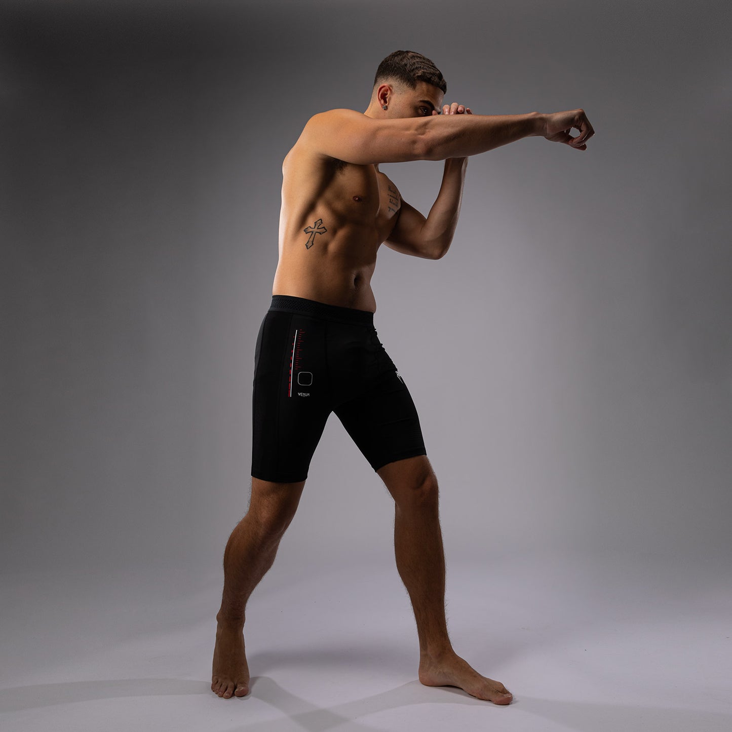 Venum Tactical XT Vale Tudo Shorts - Schwarz/Feuerrot
