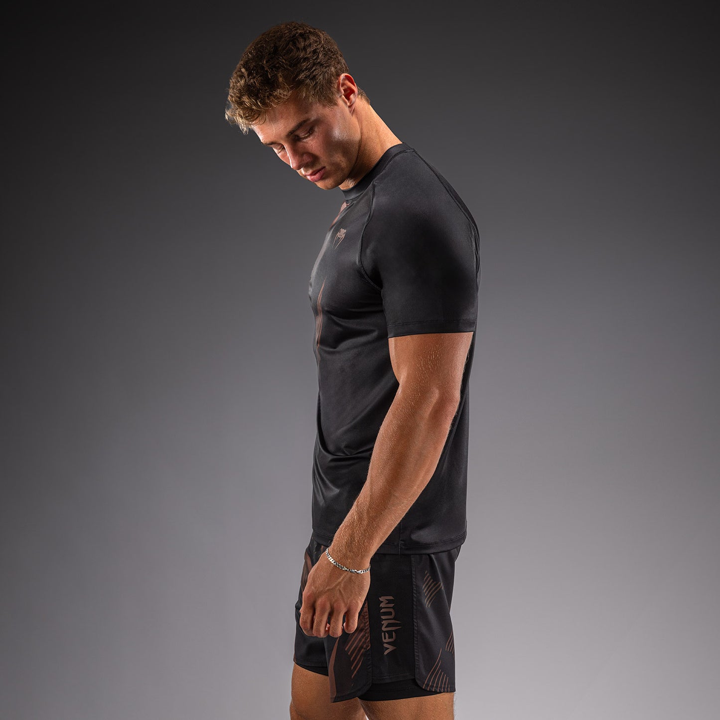 Venum No-Gi 6.0 Dry-Tech T-Shirt Schwarz/Braun