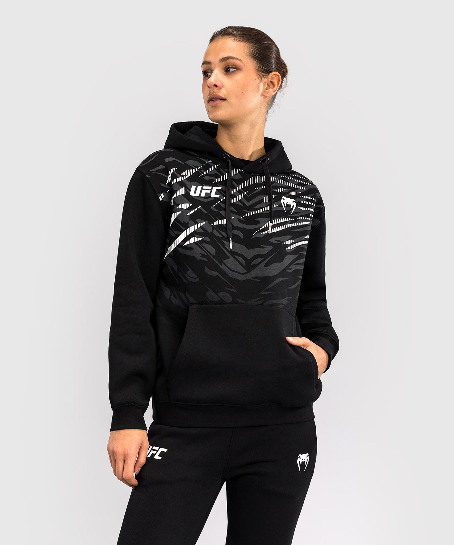 UFC Fusion by Venum Replica Damen Pullover Hoodie - Schwarz