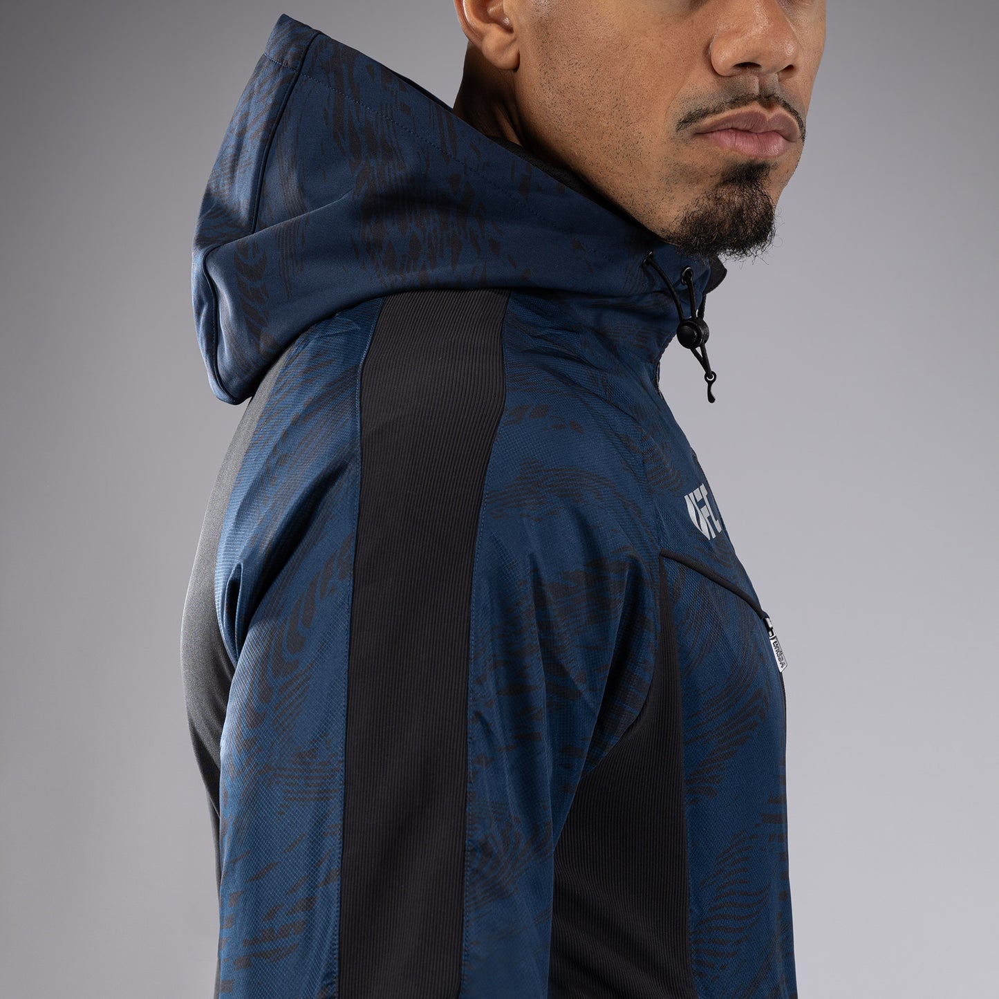 UFC Fusion by Venum Fight Week Herren Zip Hoodie - Ozeanisches Blau
