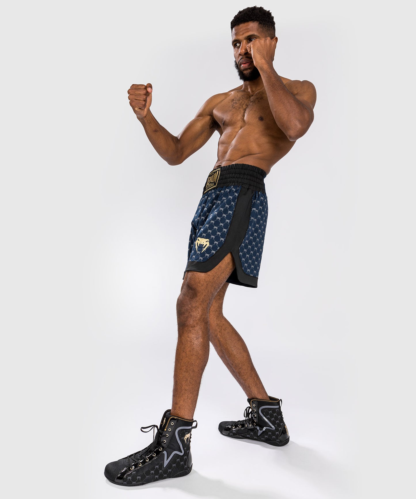 Venum Monogram Boxershorts - Schwarz/Marineblau