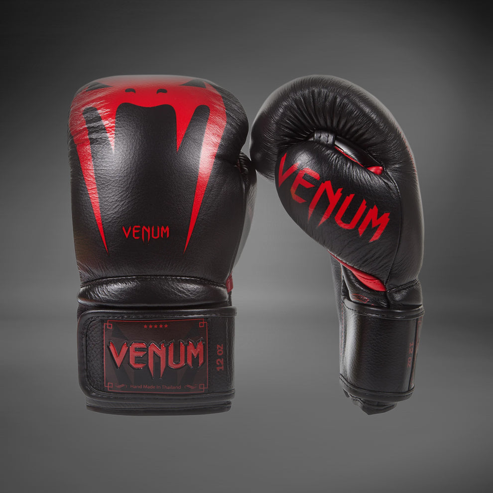 Venum Giant 3.0 Boxhandschuhe Nappaleder – Schwarz Devil
