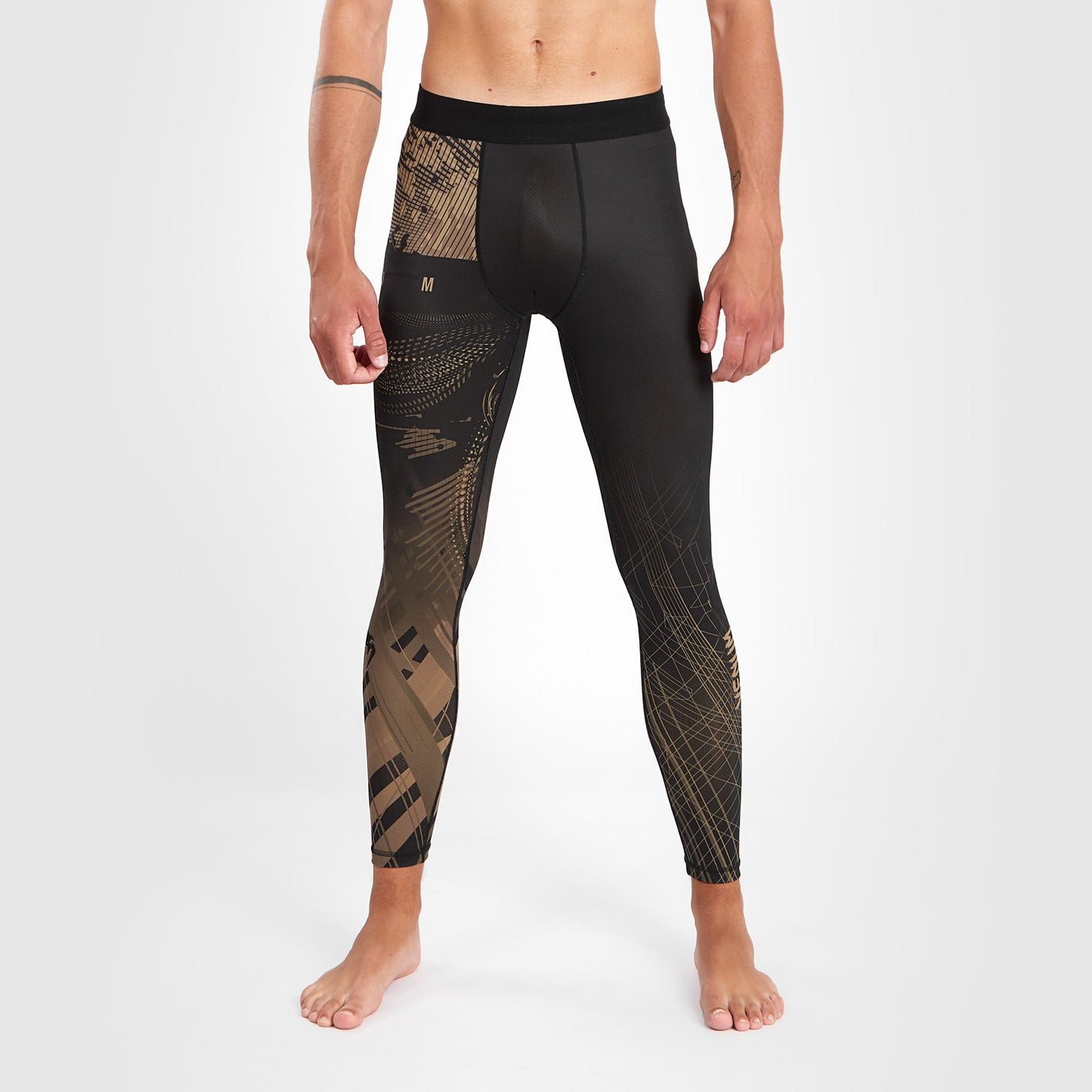 Venum Gorilla Jungle Kompressionshose - Schwarz/Sand