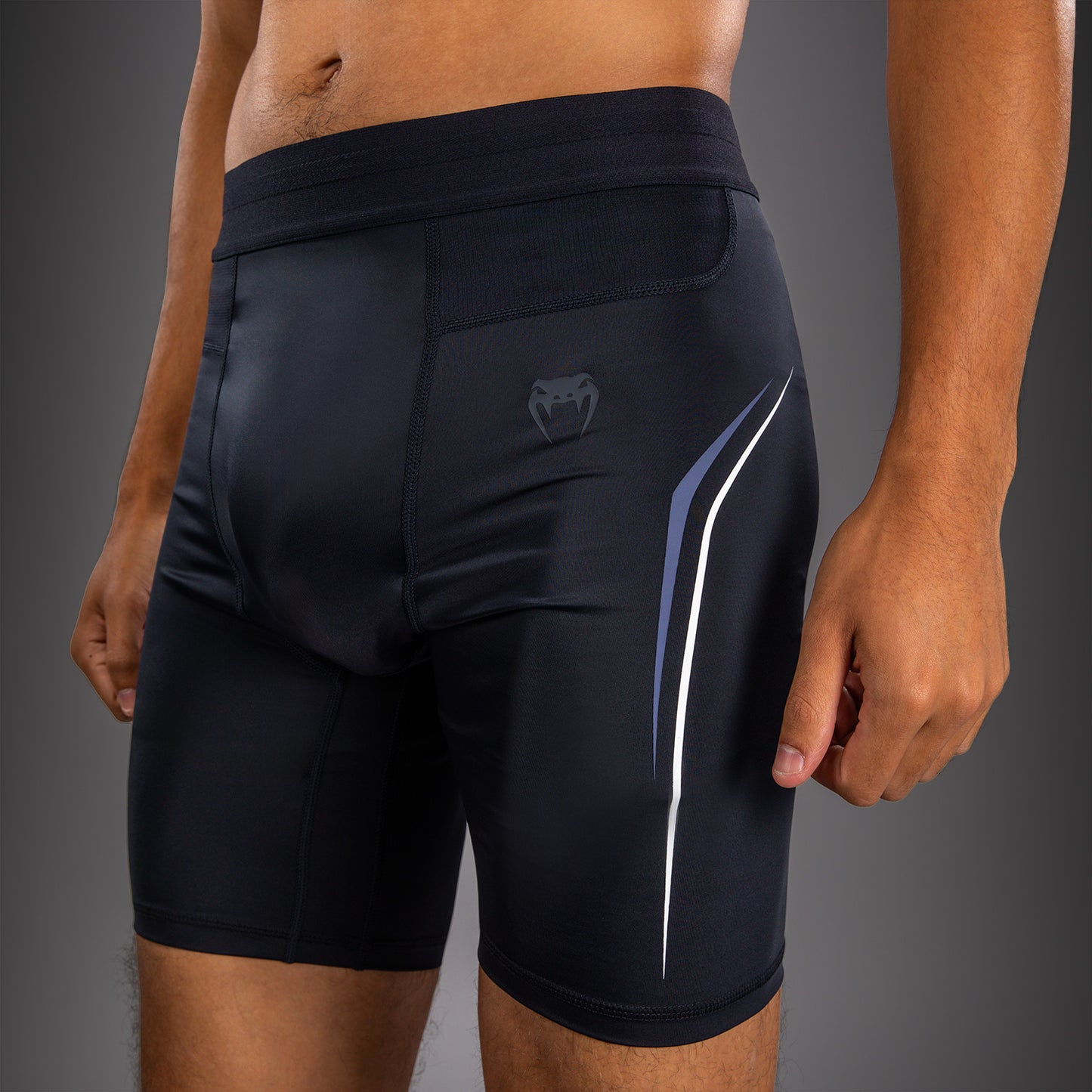 Venum G-Core Vale Tudo Kompressionsshort - Marineblau/Weiß