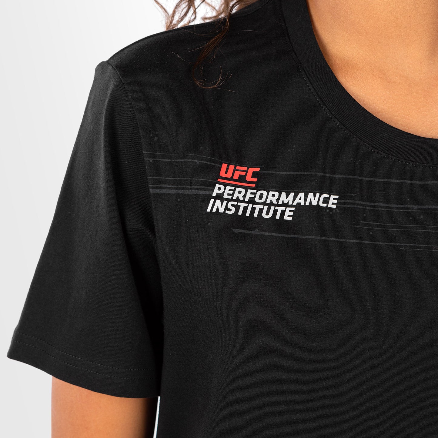 UFC Venum Performance Institute 2.0  Damen T-Shirt - Schwarz/Rot