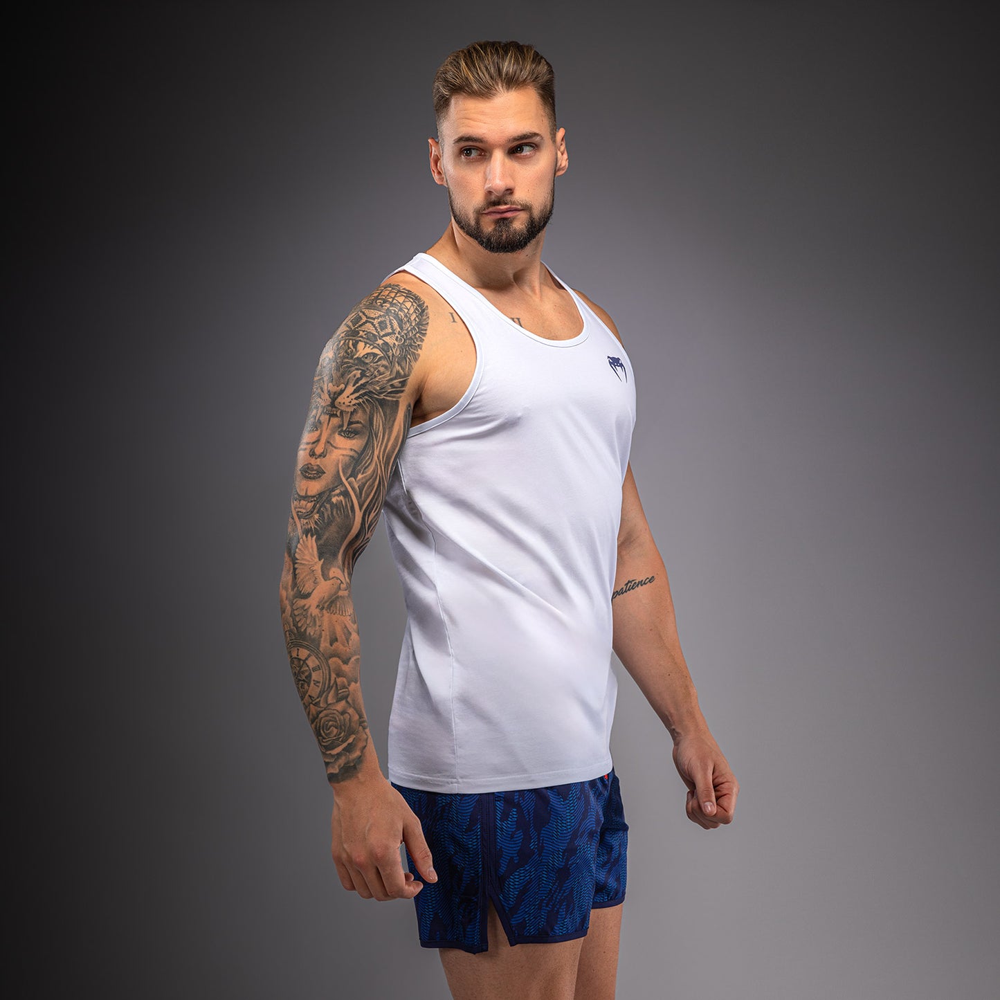 Venum Aqua Tanktop – Weiß/Blau