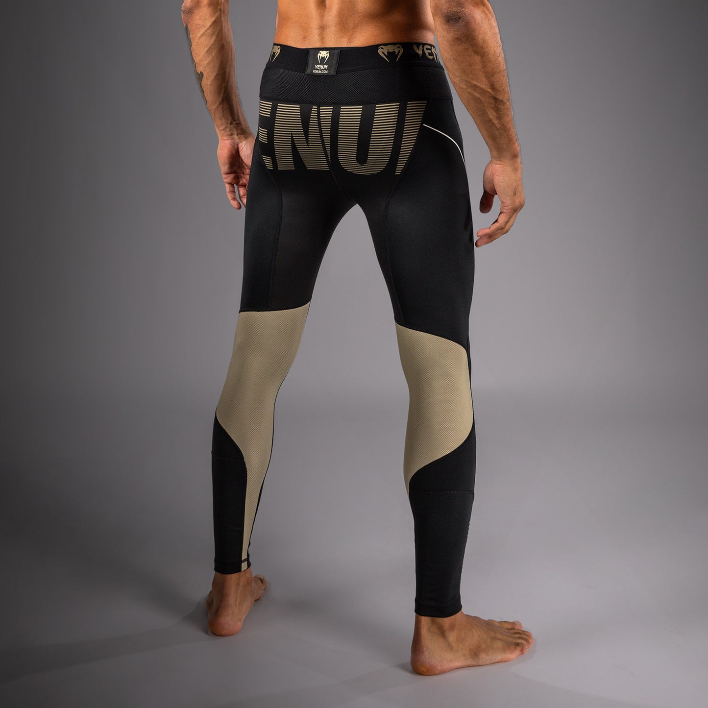 Venum Adrenaline Spats – Schwarz/Sand