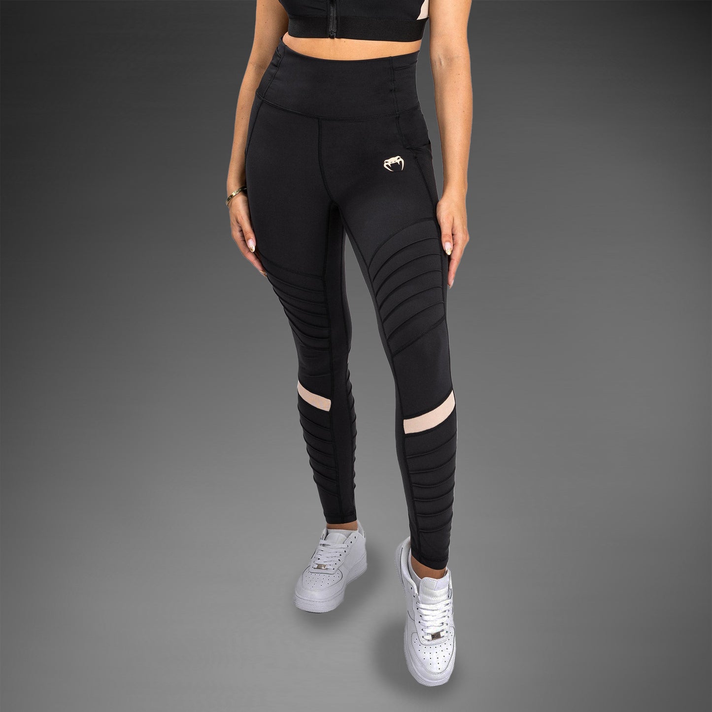 Venum Moto Leggings - Schwarz/Sand