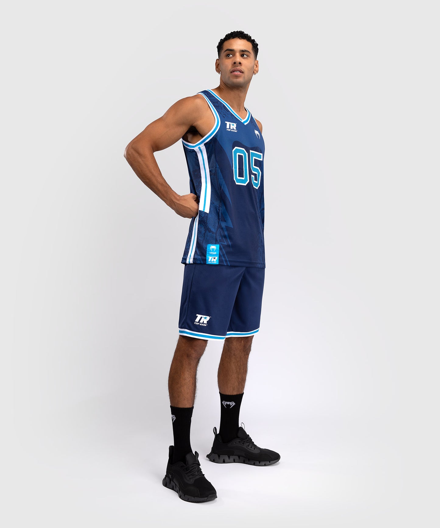 Venum x Top Rank Original Herren Basketballtrikot - Marineblau