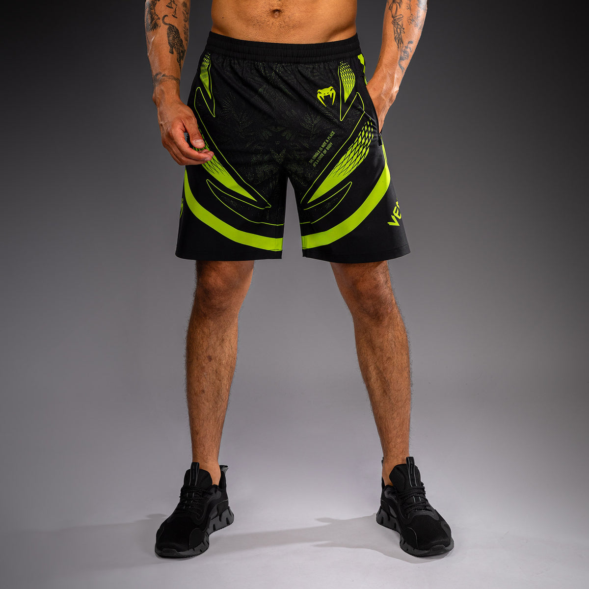 Venum Amazonia Reborn Trainingsshorts - Schwarz/Grün