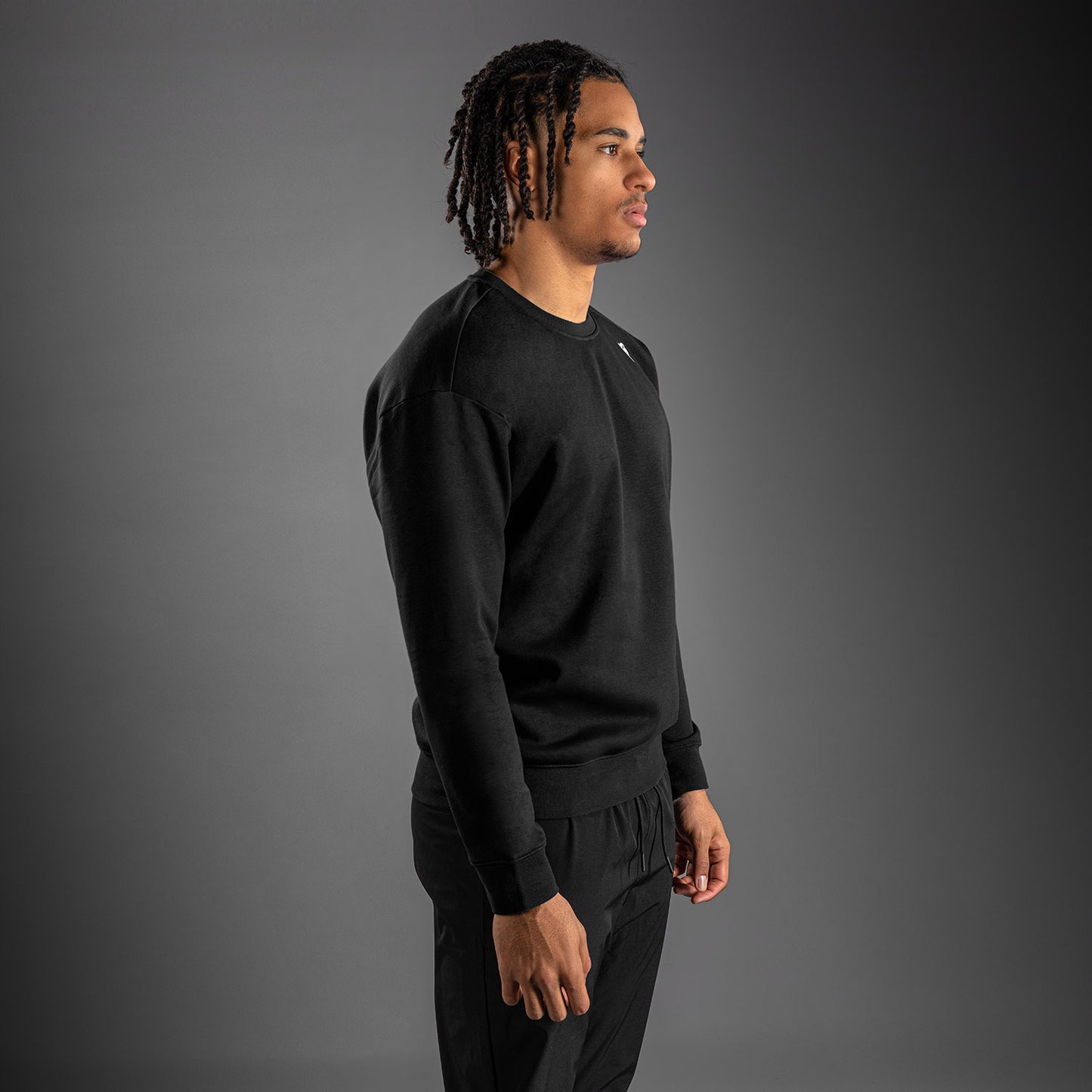 Venum Lineup Fleece Pullover - Schwarz/Weiß
