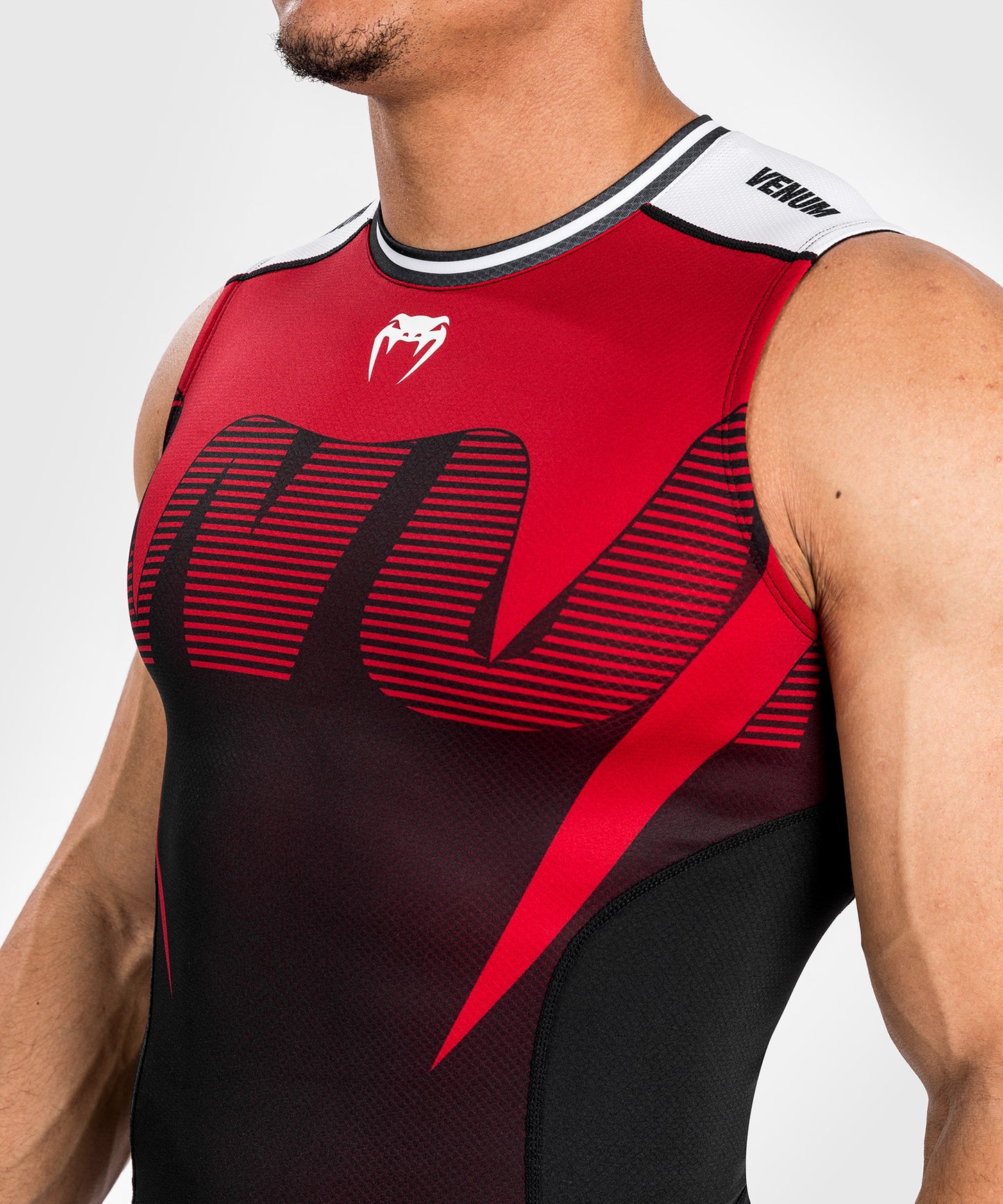 Venum Adrenaline Herren Rashguard Ohne Ärmel - Red