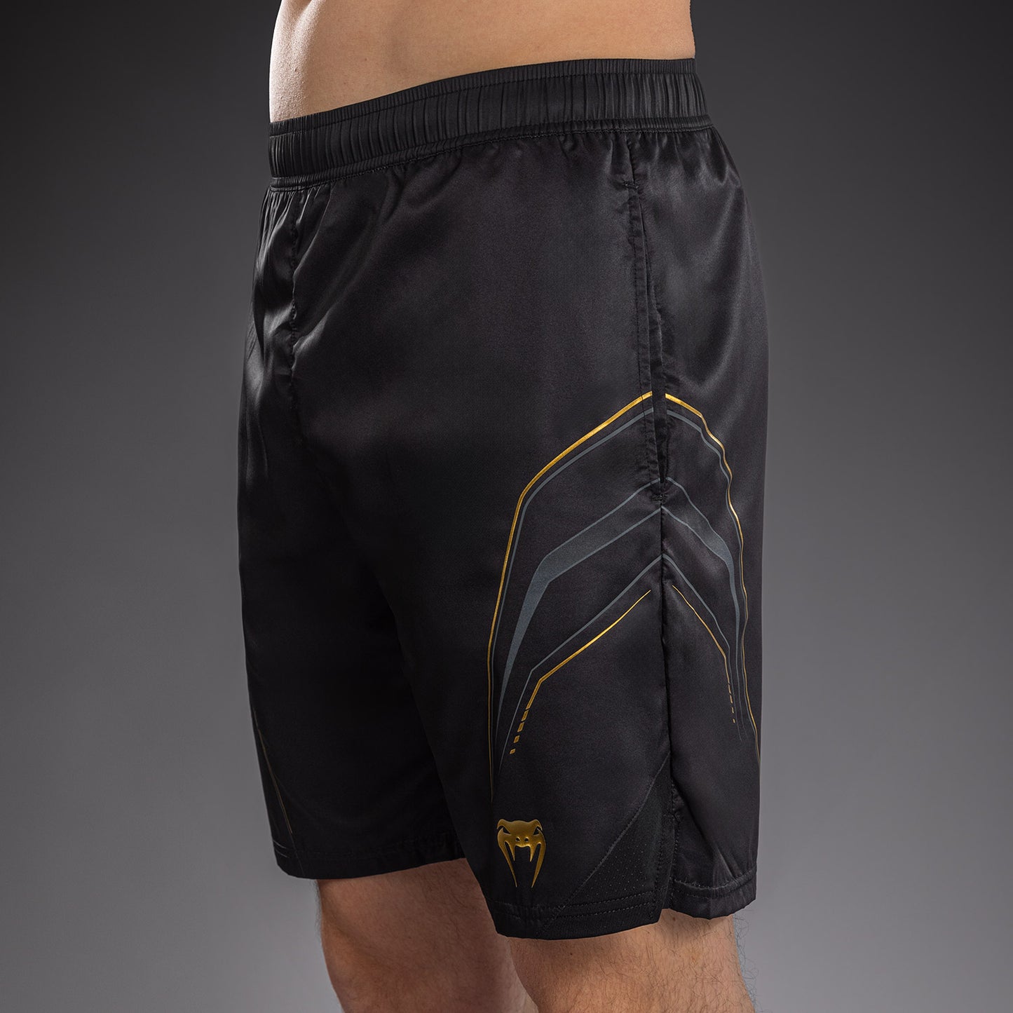 Venum Streamline Trainingsshorts – Schwarz/Gold