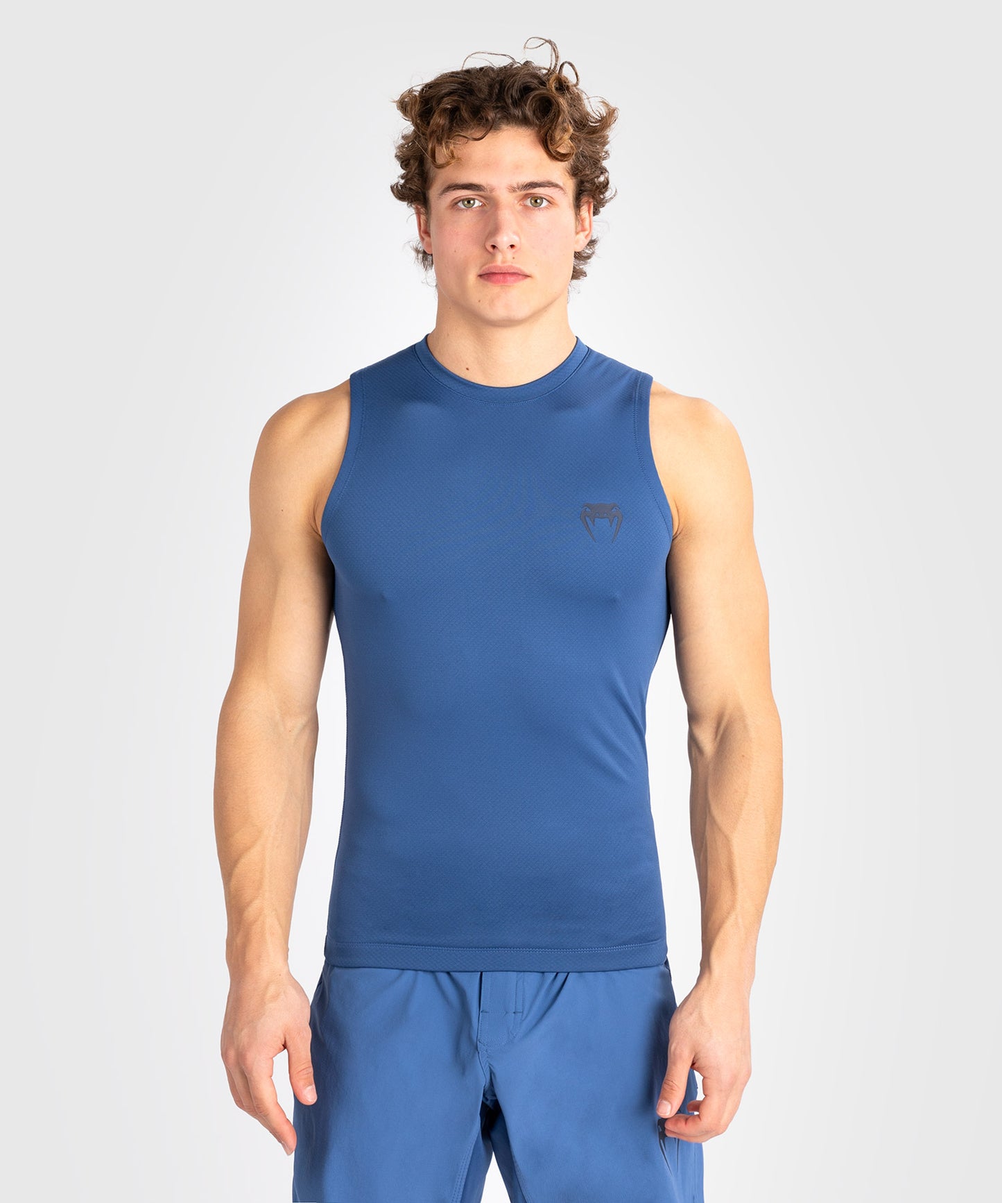 Venum Contender Herren Ärmelloser Rashguard - Blau