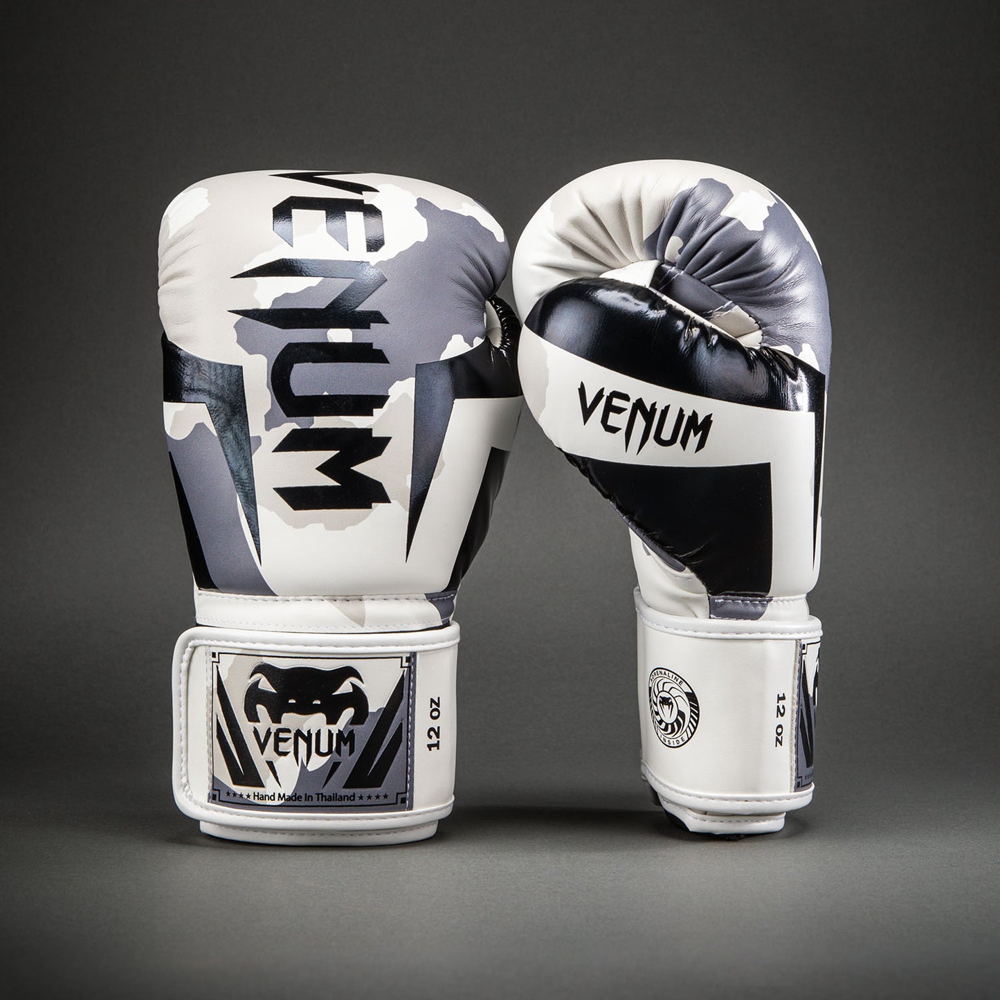 Venum Elite Boxhandschuhe - Weiß/Hellgrau