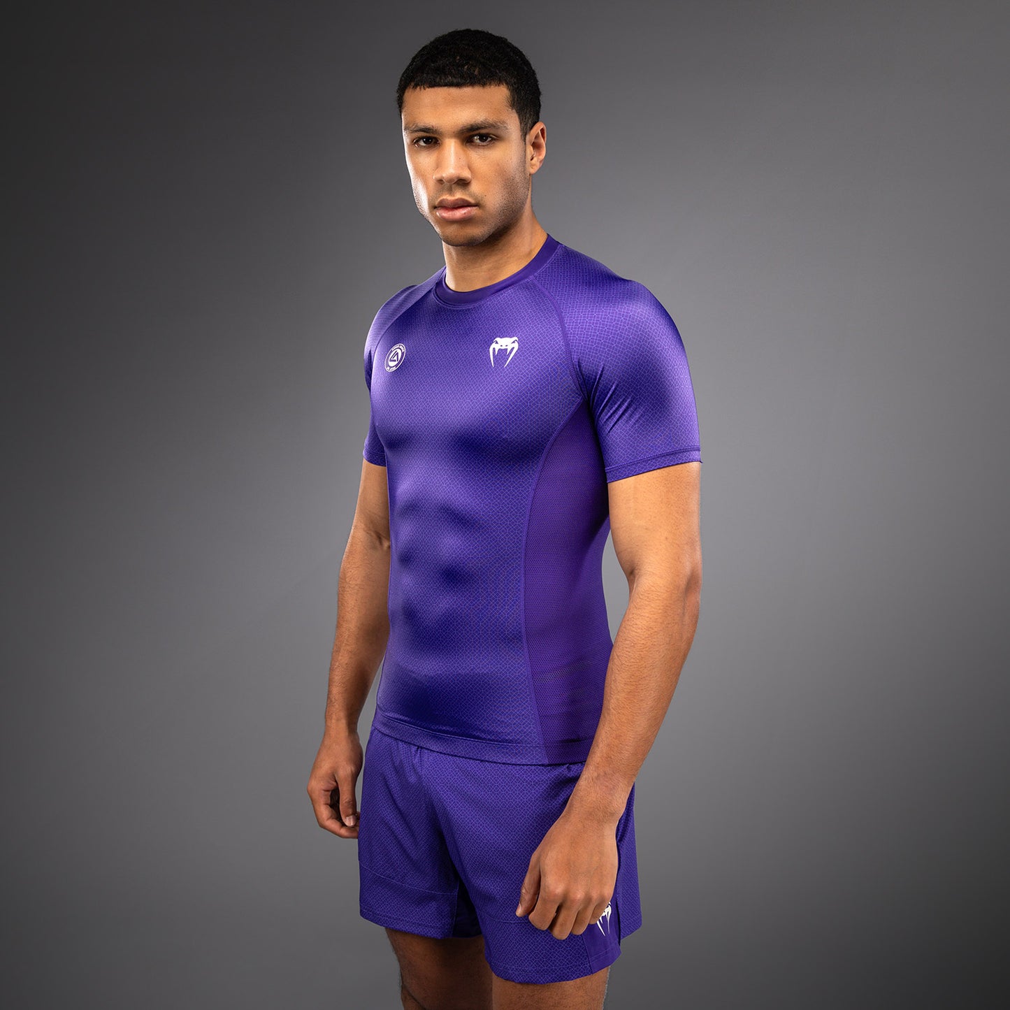 Venum x Roger Gracie Academy Kurzarm Rashguard - Lila