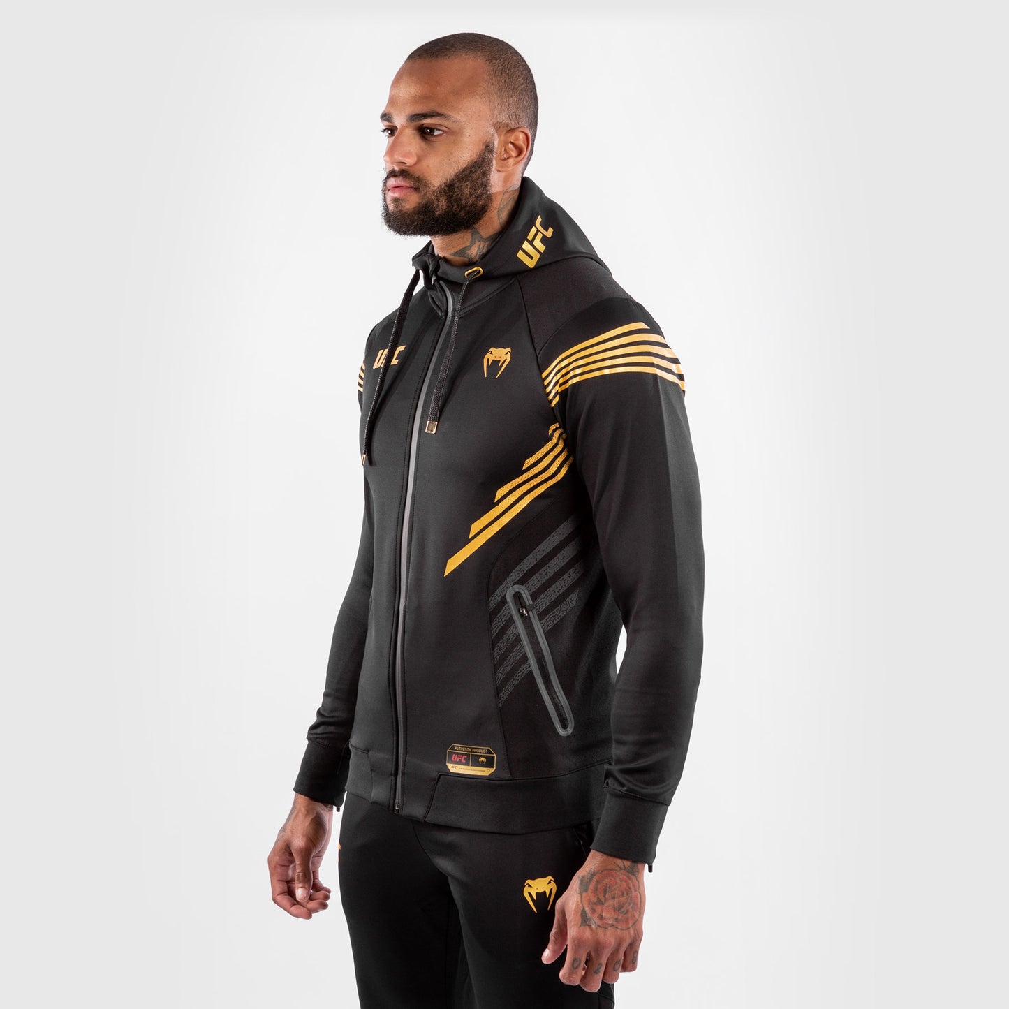Venum UFC Authentic Fight Night Herren-Walkout-Hoodie – Champion