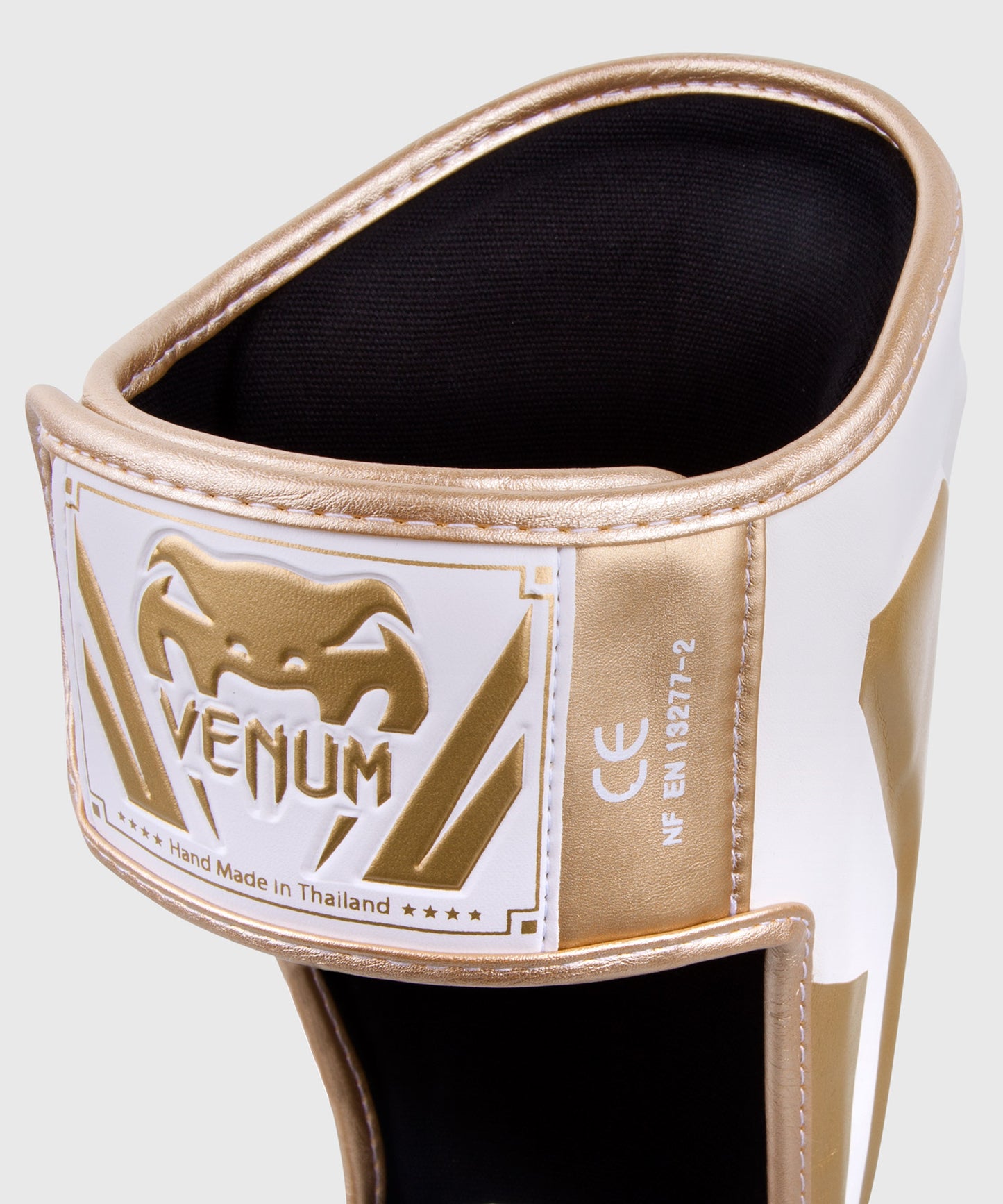 Venum Elite Standup Schienbeinschützer - Weiß/Gold