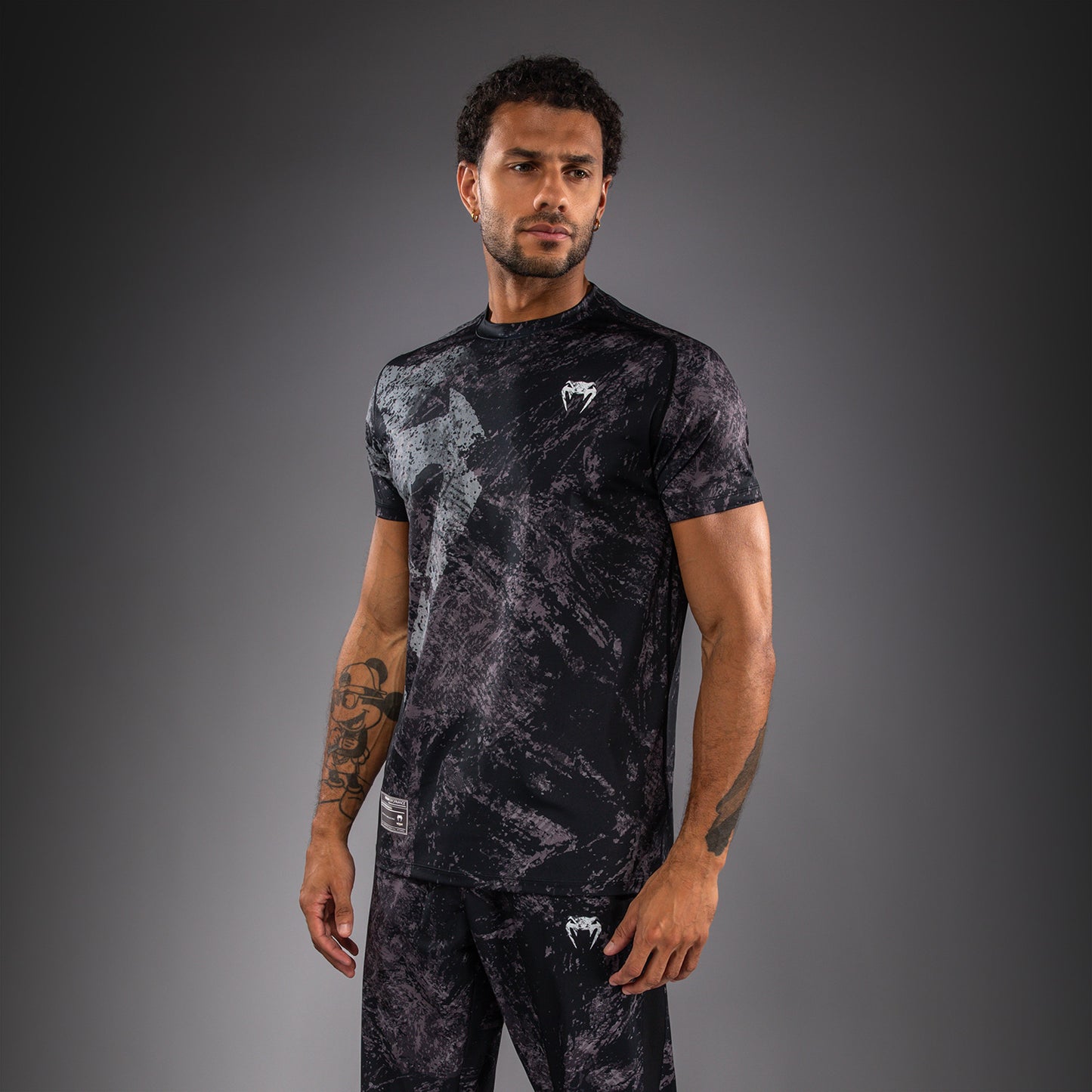 Venum Rage & Workout Dry-Tech-T-Shirt - Schwarz/Grau