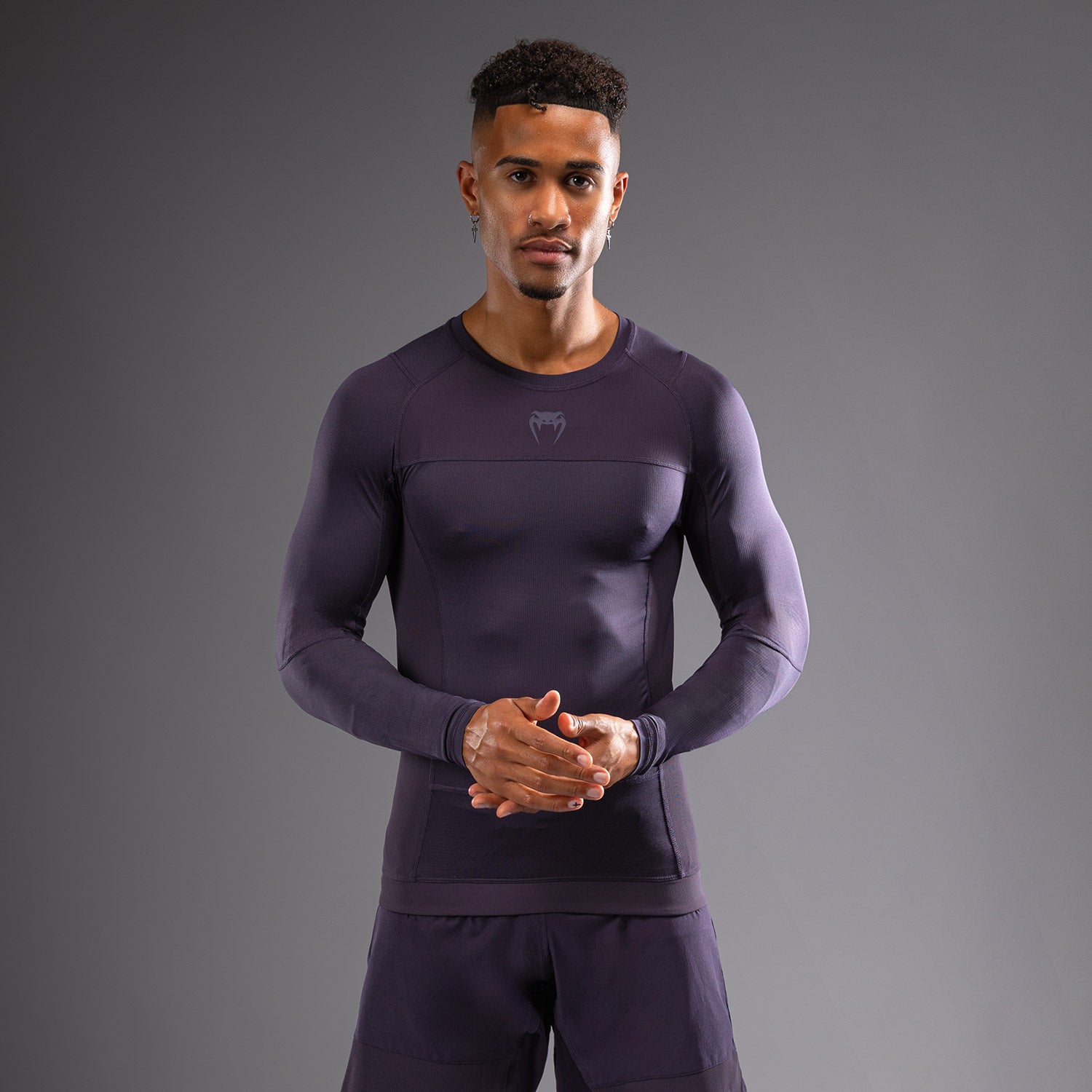 Venum Herren Rashguard – Langarm-Kompressionsshirt Für Jiu-Jitsu, MMA & Training