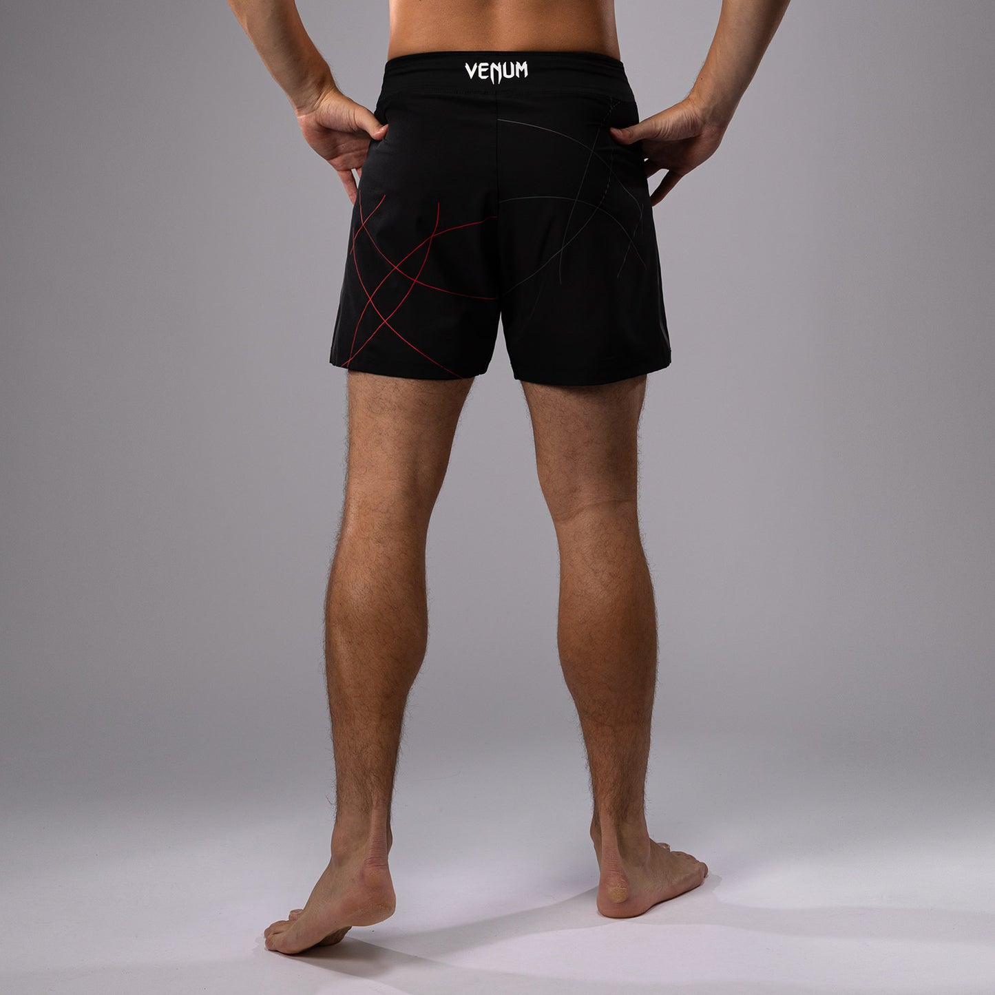 Venum Tactical XT Fightshorts für Männer - Schwarz/Feuerrot