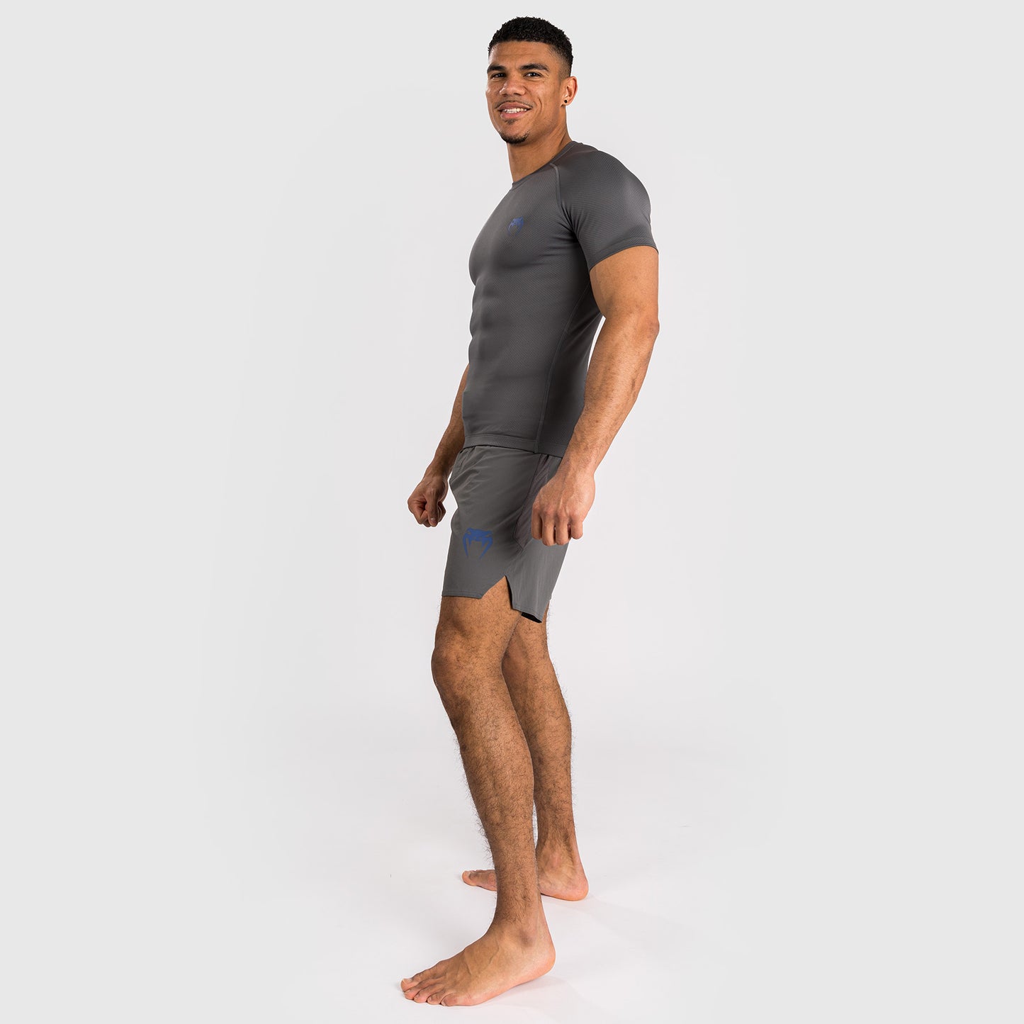 Venum Contender Herren Kurzarm Rashguard - Grau