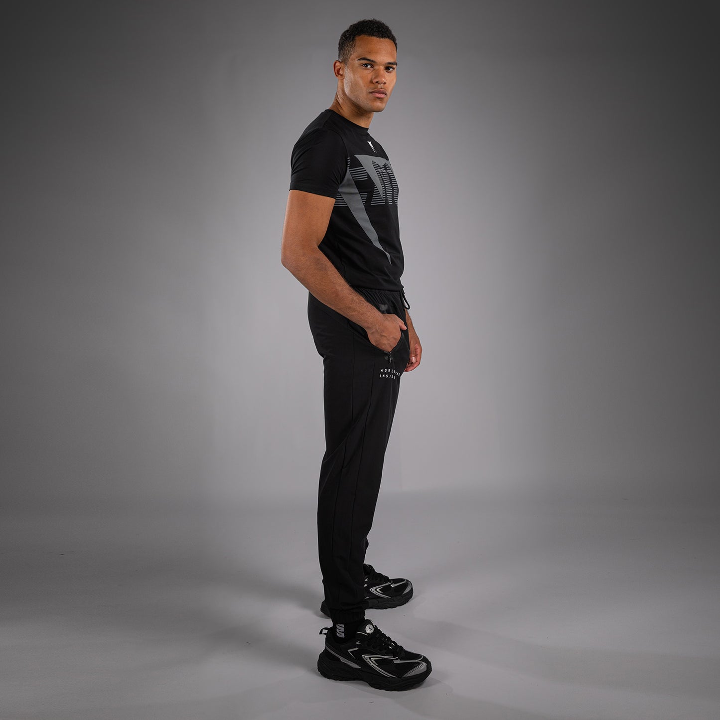 Venum Adrenaline Jogginghosen – Schwarz/Silbergrau