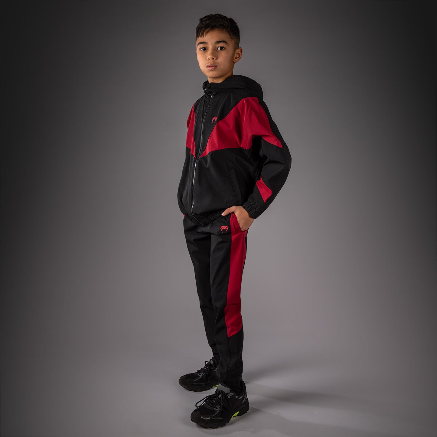 Venum Vectra Trainingsjacke für Kinder - Schwarz/Rot
