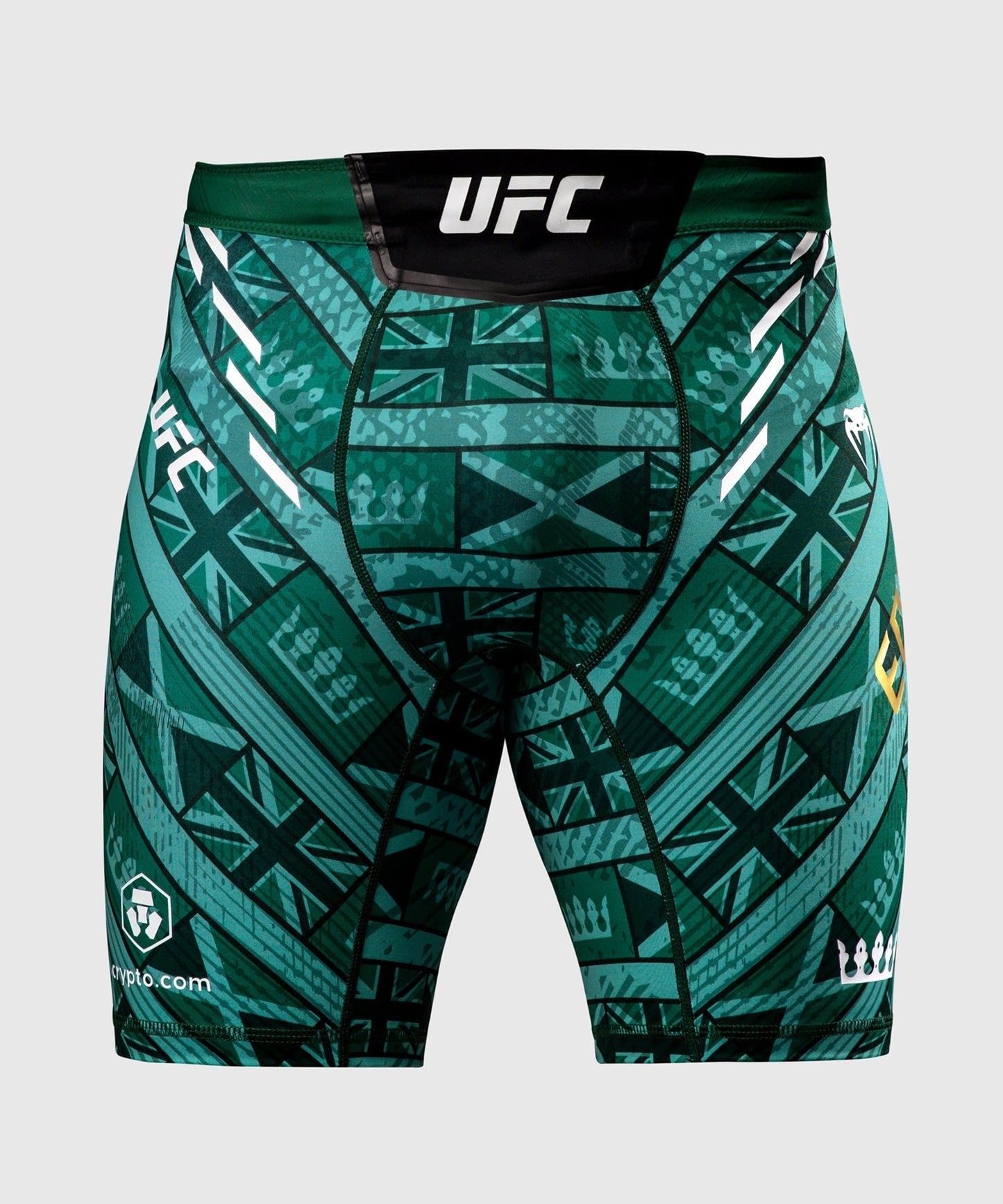 UFC Unrivaled by Venum Leon Edwards Unisex Vale Tudo Shorts - Grün