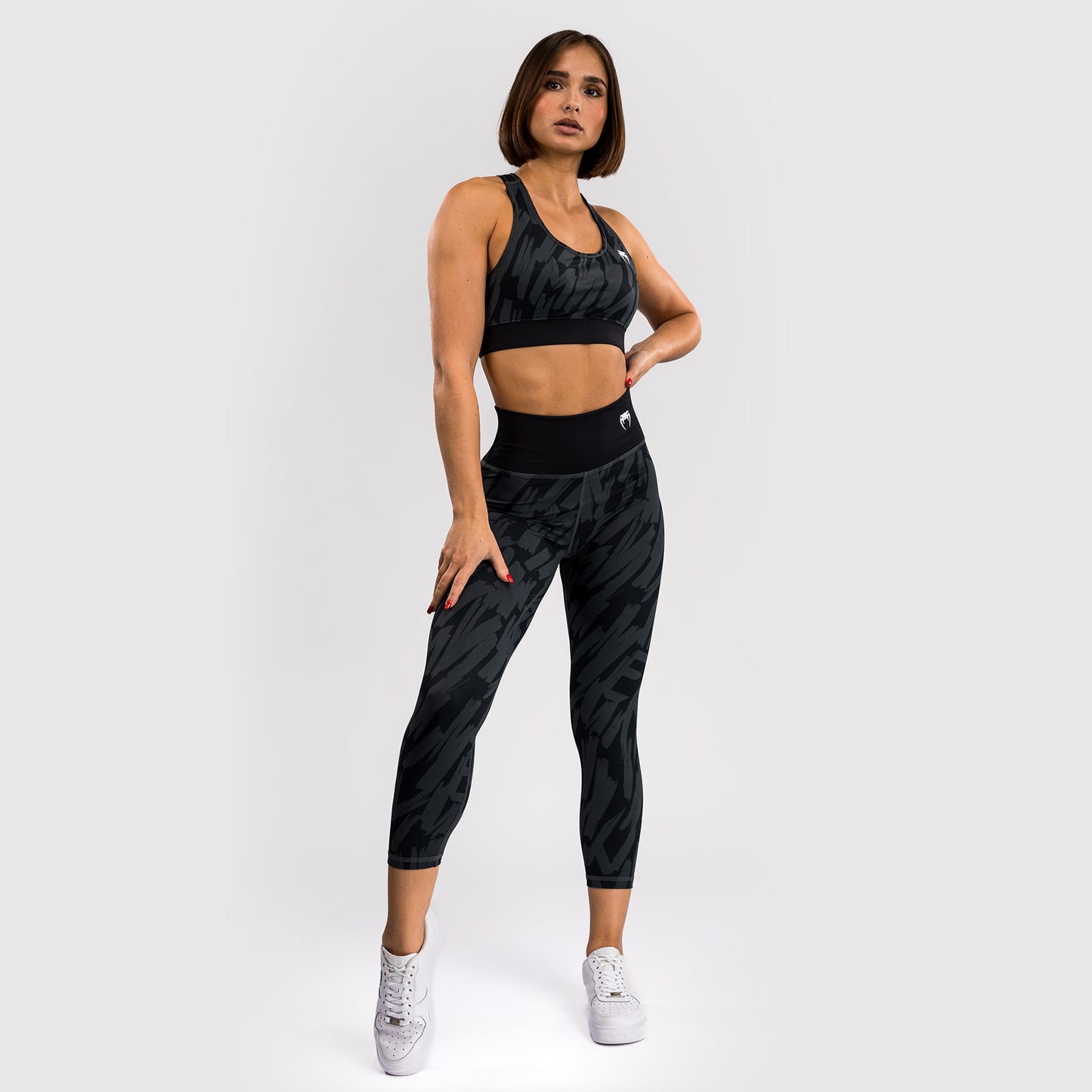 Venum Graffiti Frauen Leggings in voller Länge - Urban Kohle