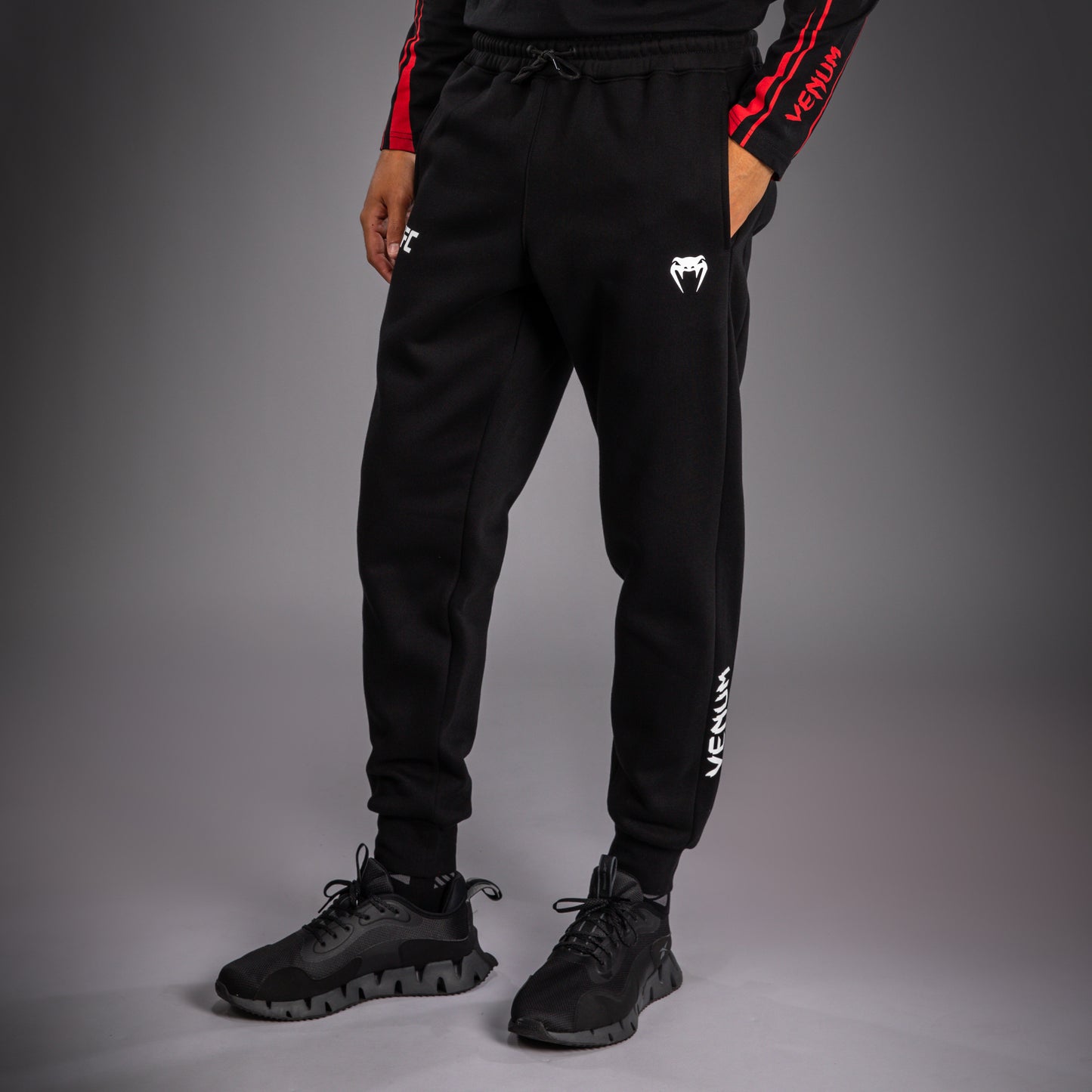 Venum UFC Unity by Venum Authentic Fight Week Herren-Baumwollhose - Schwarz