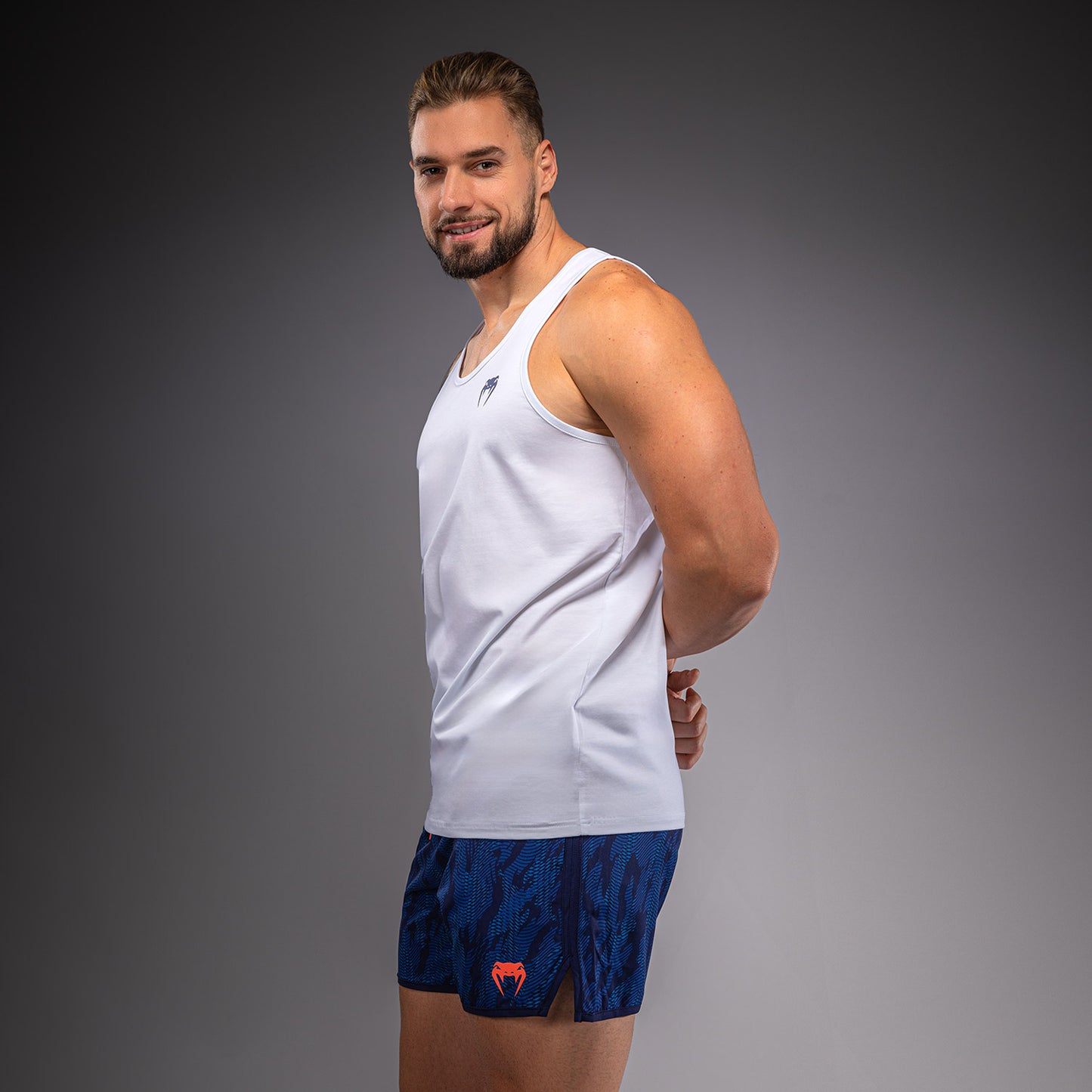 Venum Aqua Tanktop – Weiß/Blau