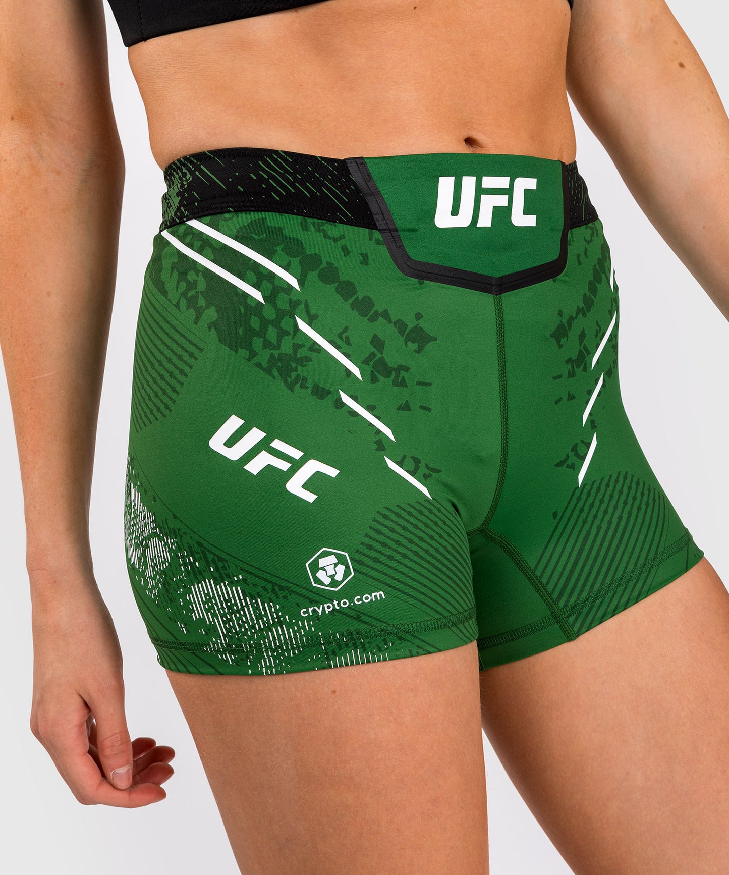 UFC Adrenaline by Venum Authentic Fight Night Vale Tudo Short für Frauen - Kurze Passform - Grün