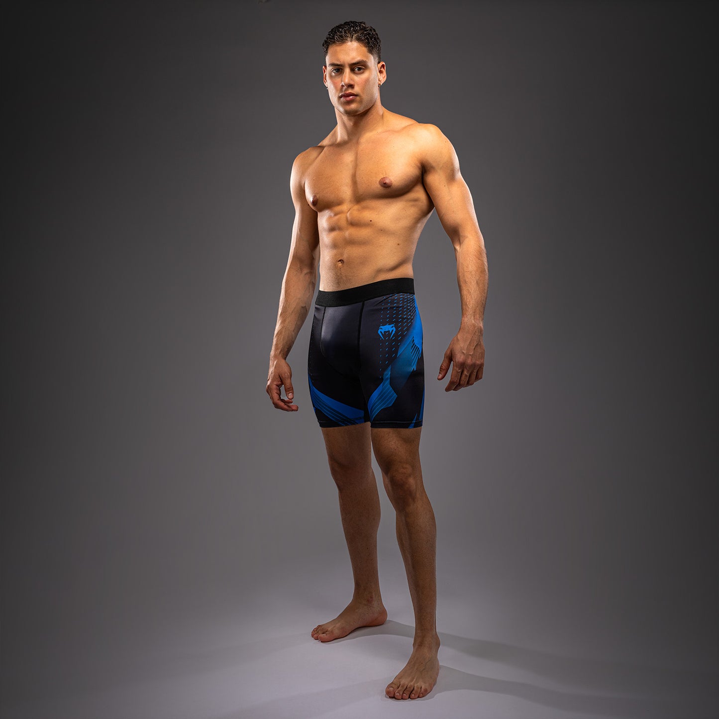Venum No-Gi 6.0 Kompressionsshort - Schwarz/Blau