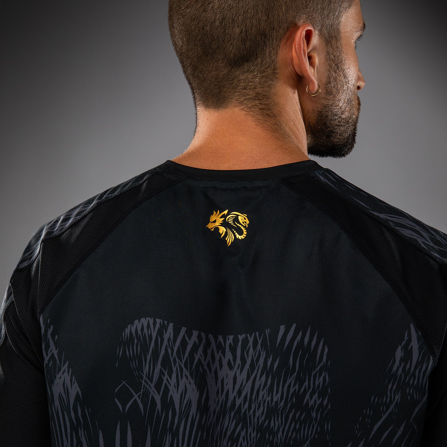 Venum x Chimaev Dry-Tech Shirt - Schwarz/Grau