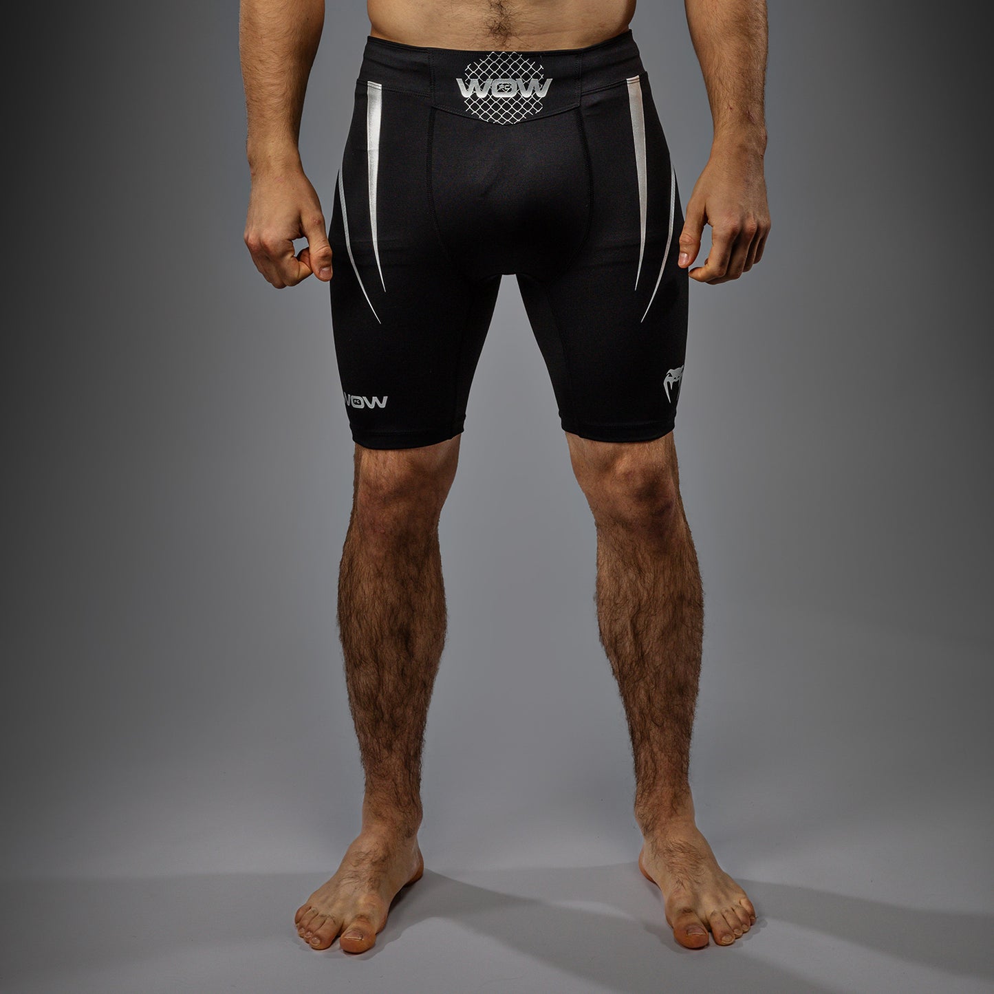 Venum x WOW FC Herren Vale Tudo Shorts - Schwarz/ Grau