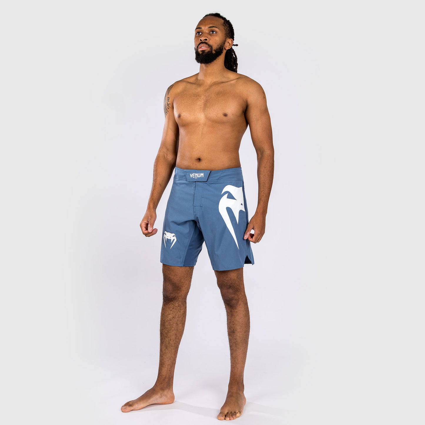 Venum Light 5.0 Fight Shorts - Blau/Weiß