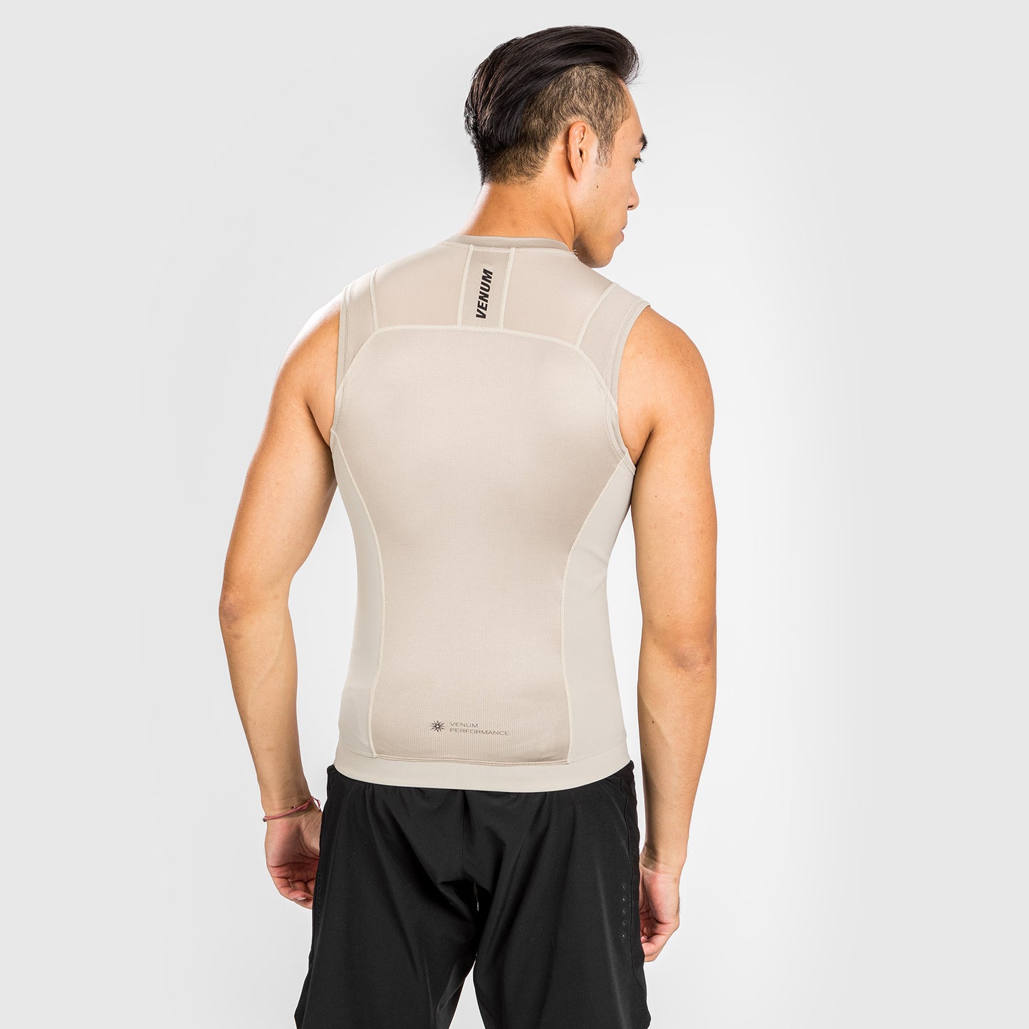 Venum G-Fit Air Rashguard ärmellos – Sand