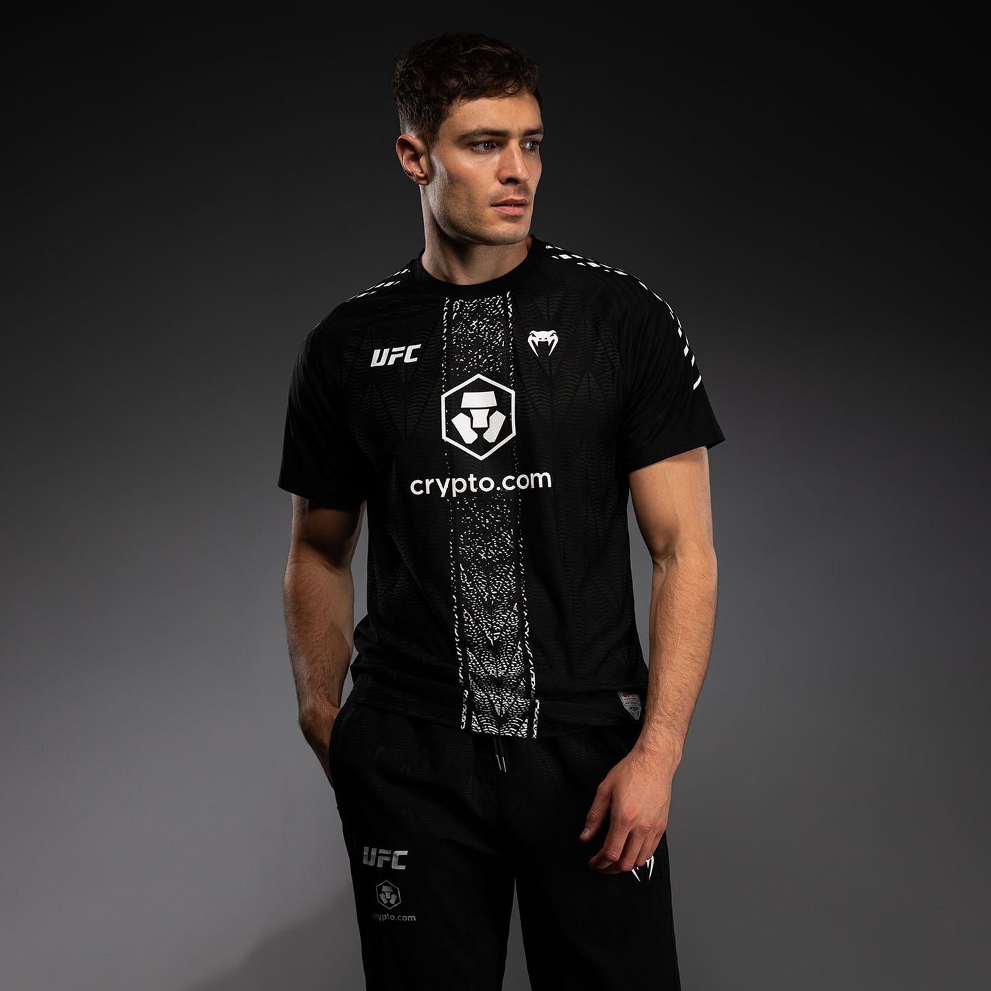 UFC Zenith by Venum Authentic Fight Night Offizielles Walkout-Trikot Herren - Schwarz