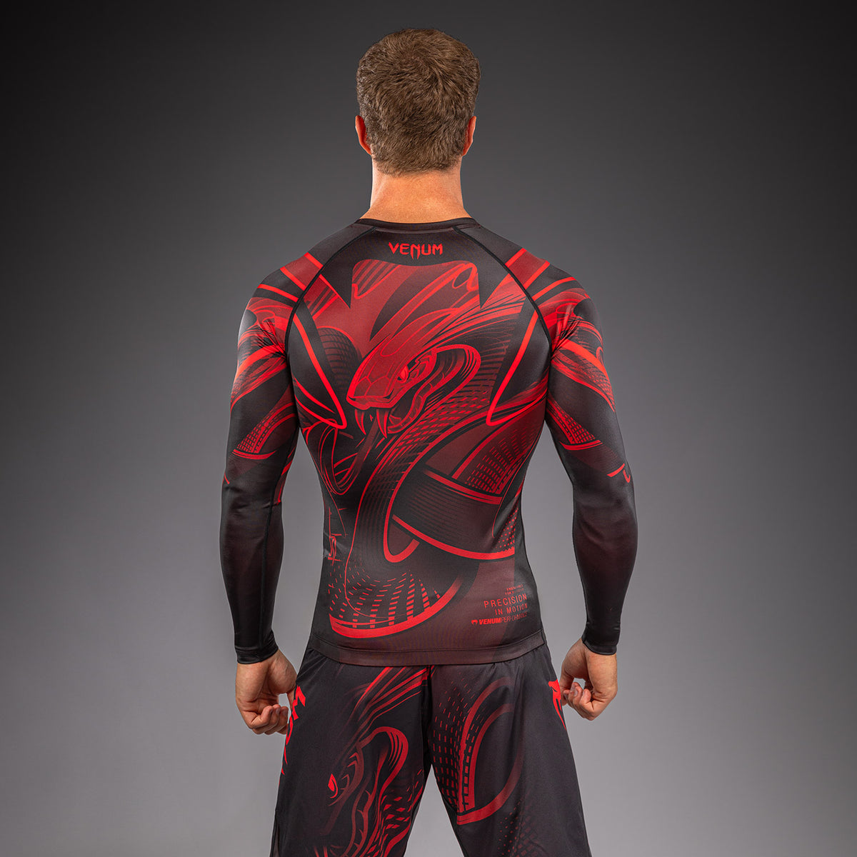 Venum Crimson Viper 2.0 Langarm-Rashguard - Schwarz/Rot