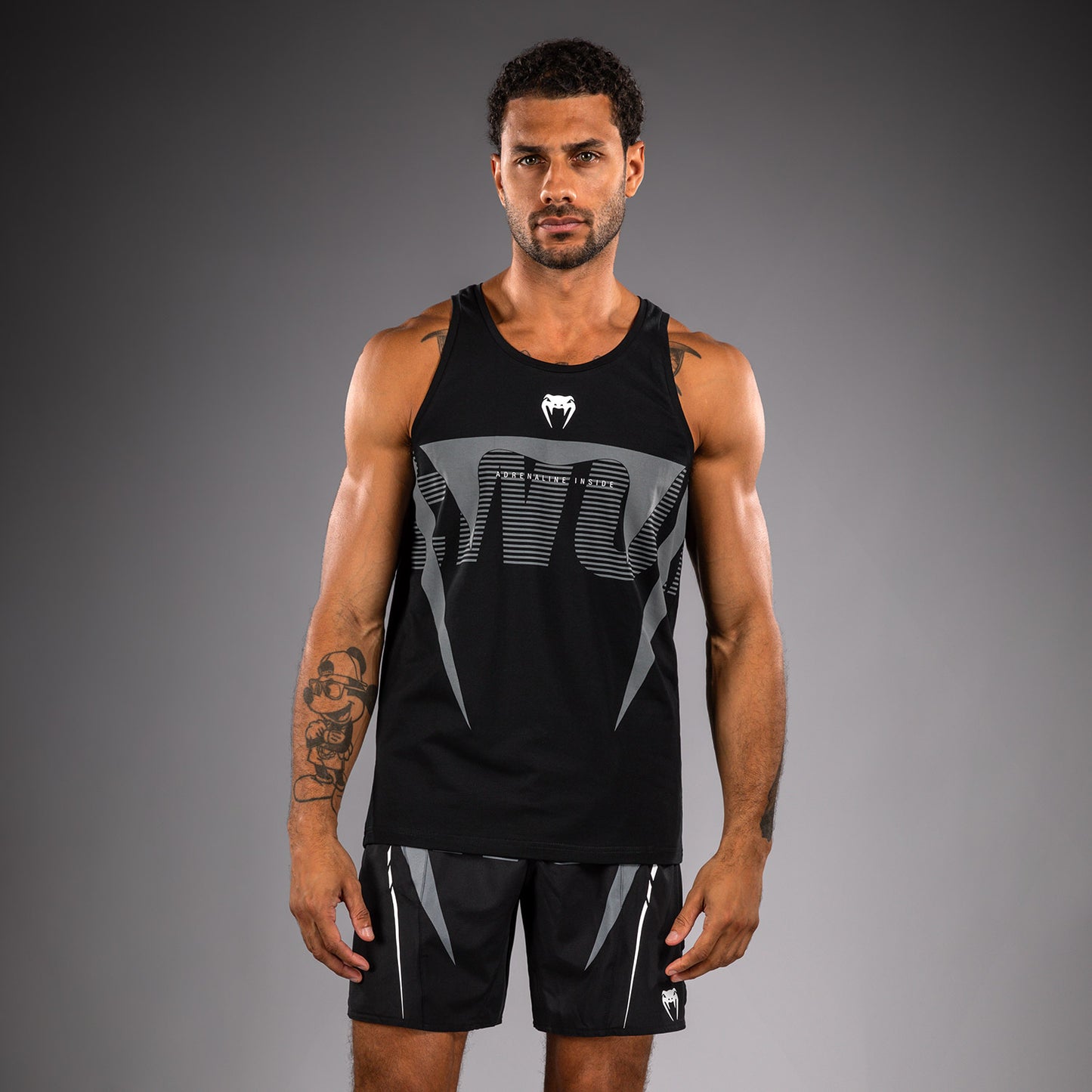 Venum Adrenaline Tank Top – Schwarz/Silbergrau