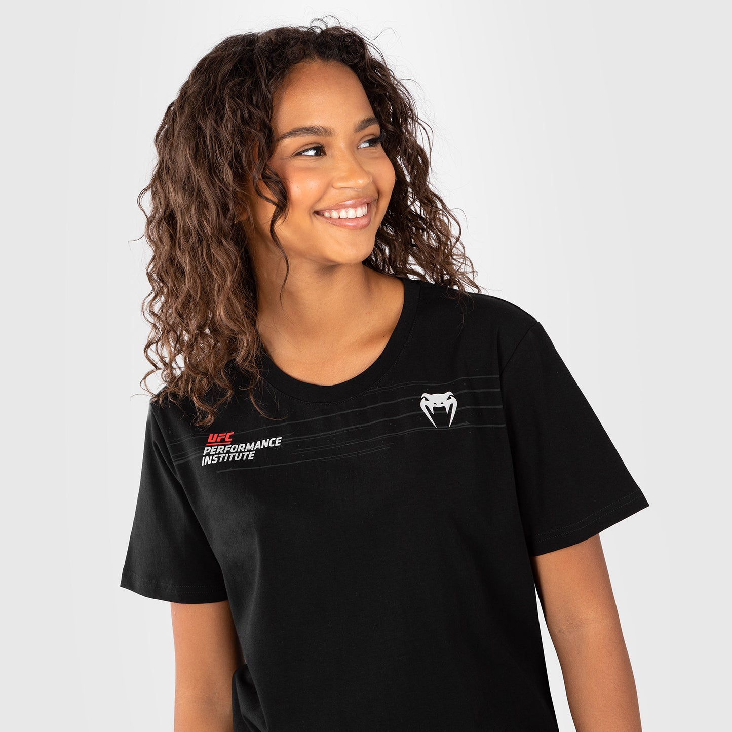 UFC Venum Performance Institute 2.0  Damen T-Shirt - Schwarz/Rot