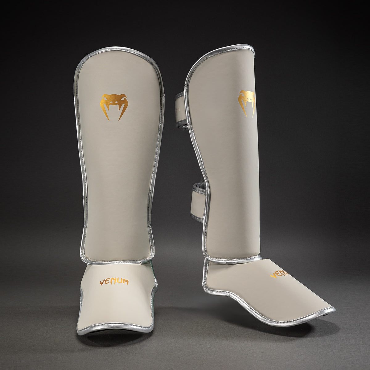 Venum Contender 1.5 Schienbeinschoner - Elfenbein/Gold