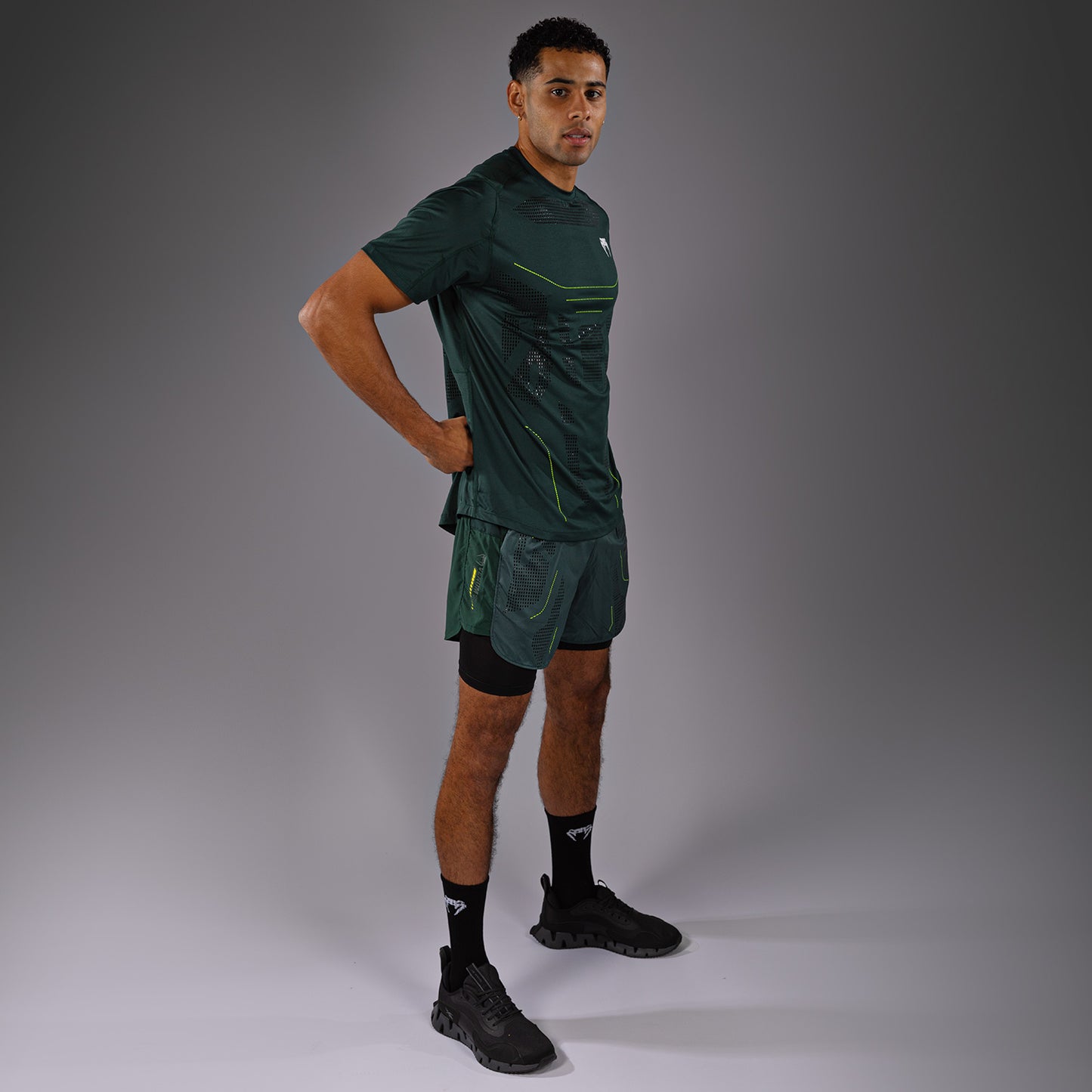 Venum Technical 3.0 Dry-Tech T-Shirt - Waldgrün