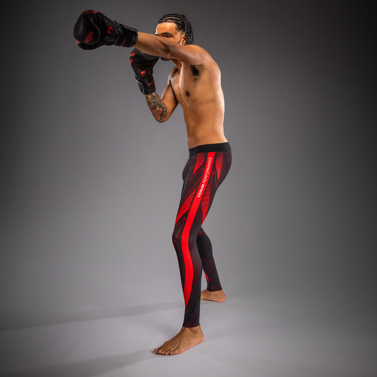 Venum Amazonia Reborn Kompressionshose - Schwarz/Rot