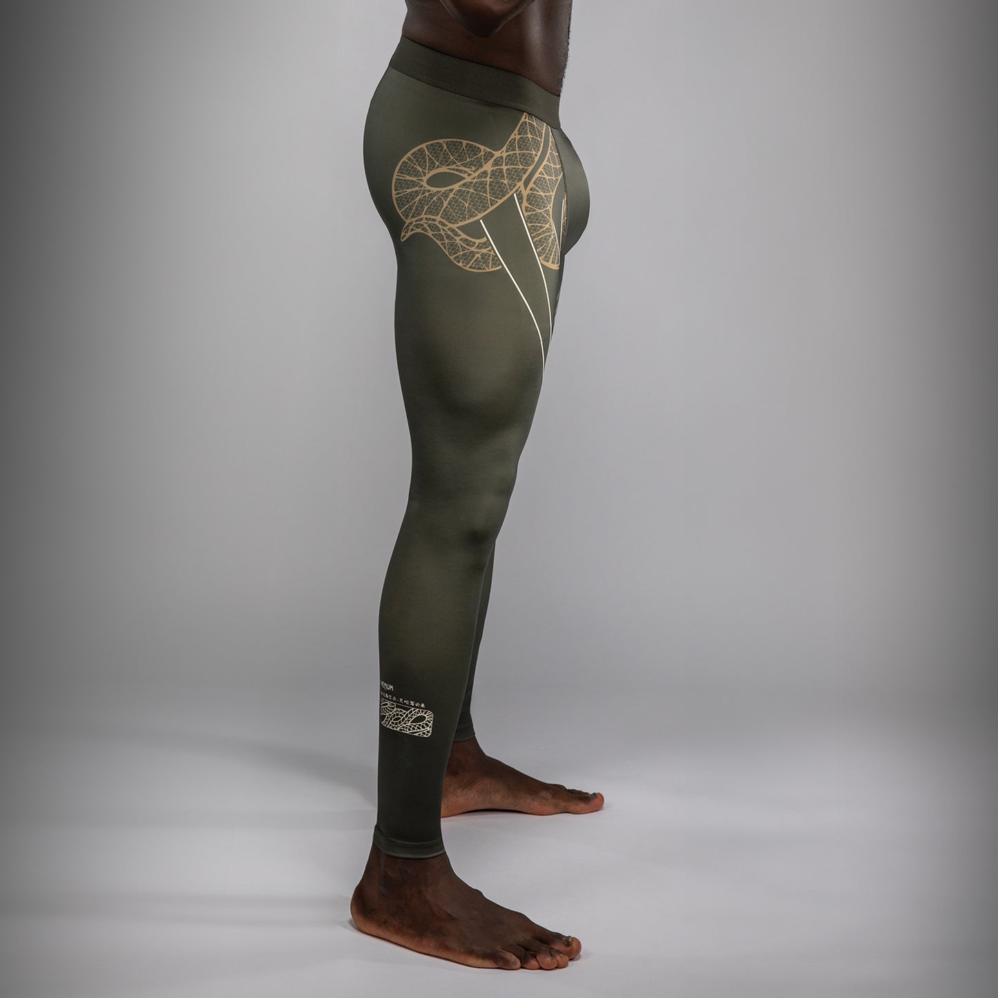 Venum Serpenti Spats – Khaki/Bronze/Ivory