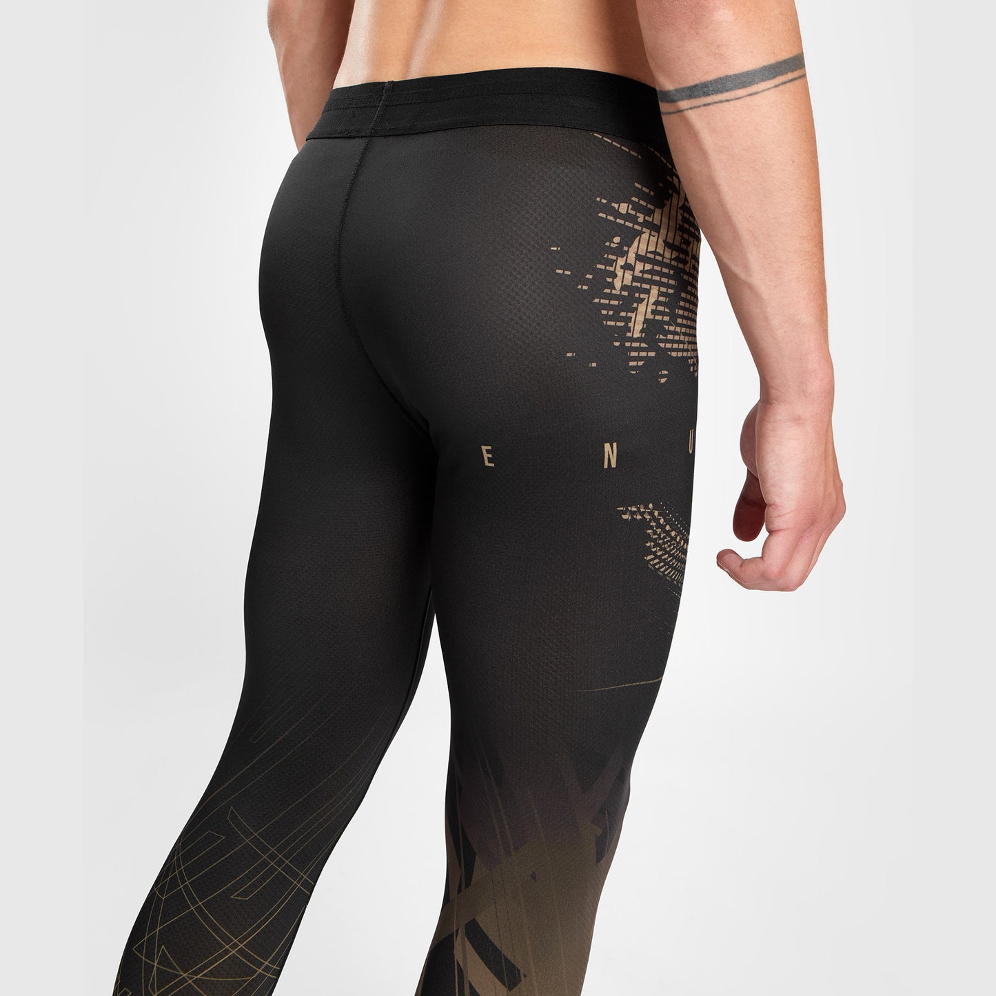 Venum Gorilla Jungle Kompressionshose - Schwarz/Sand